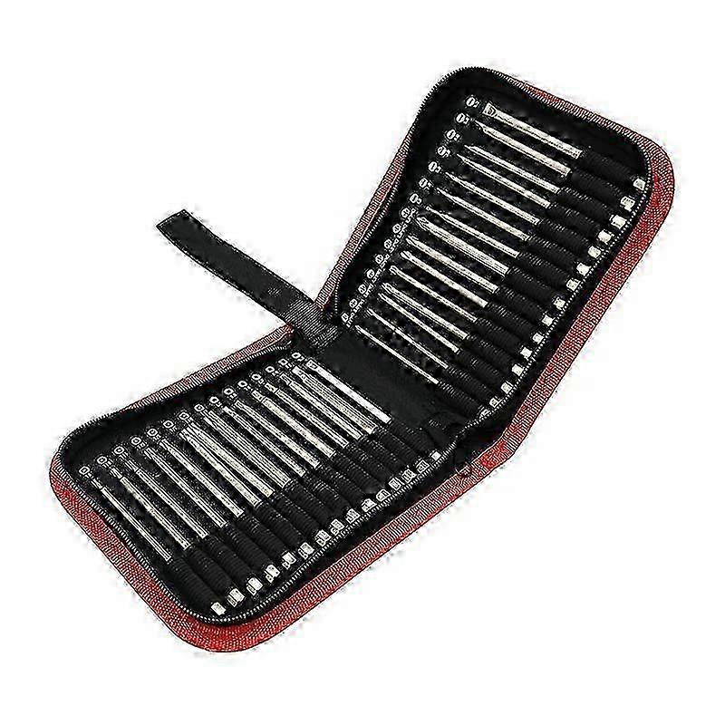 30PCS/Set Extra Long S2 Steel Magnetic Screwdriver Bits Set 1/4 Inch Hex Shank for Power Tools (Length:100MM)