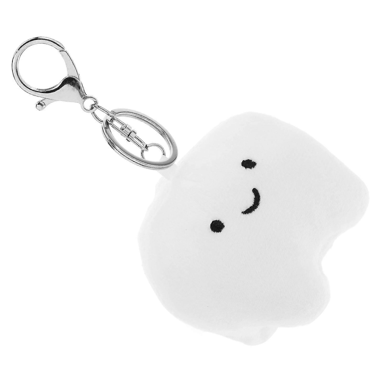 Teeth Keychain Adorable Tooth Plush Keychain for Kids Fun Accessory