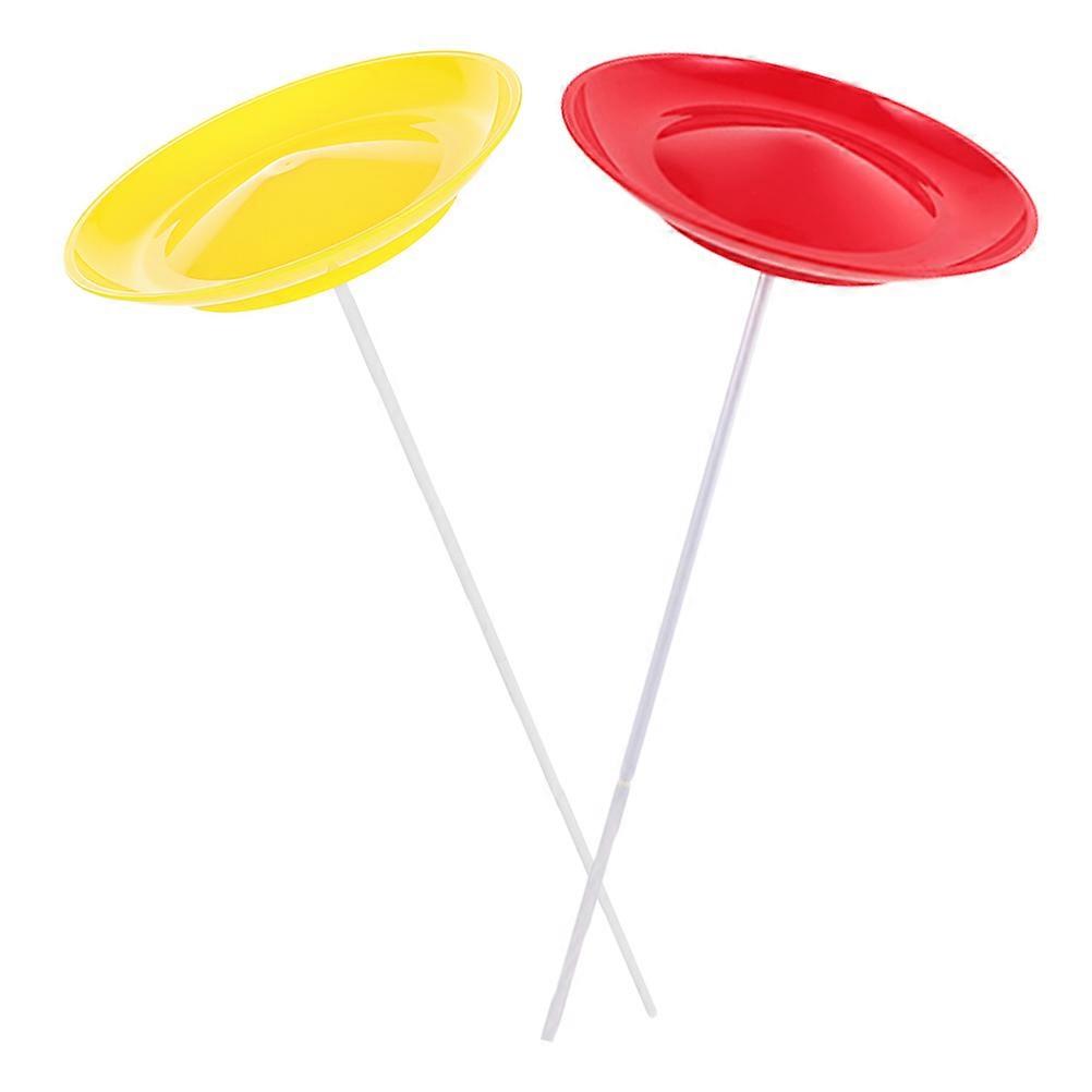 Performance Props Spinning Plates for Circus with 2Sets Included