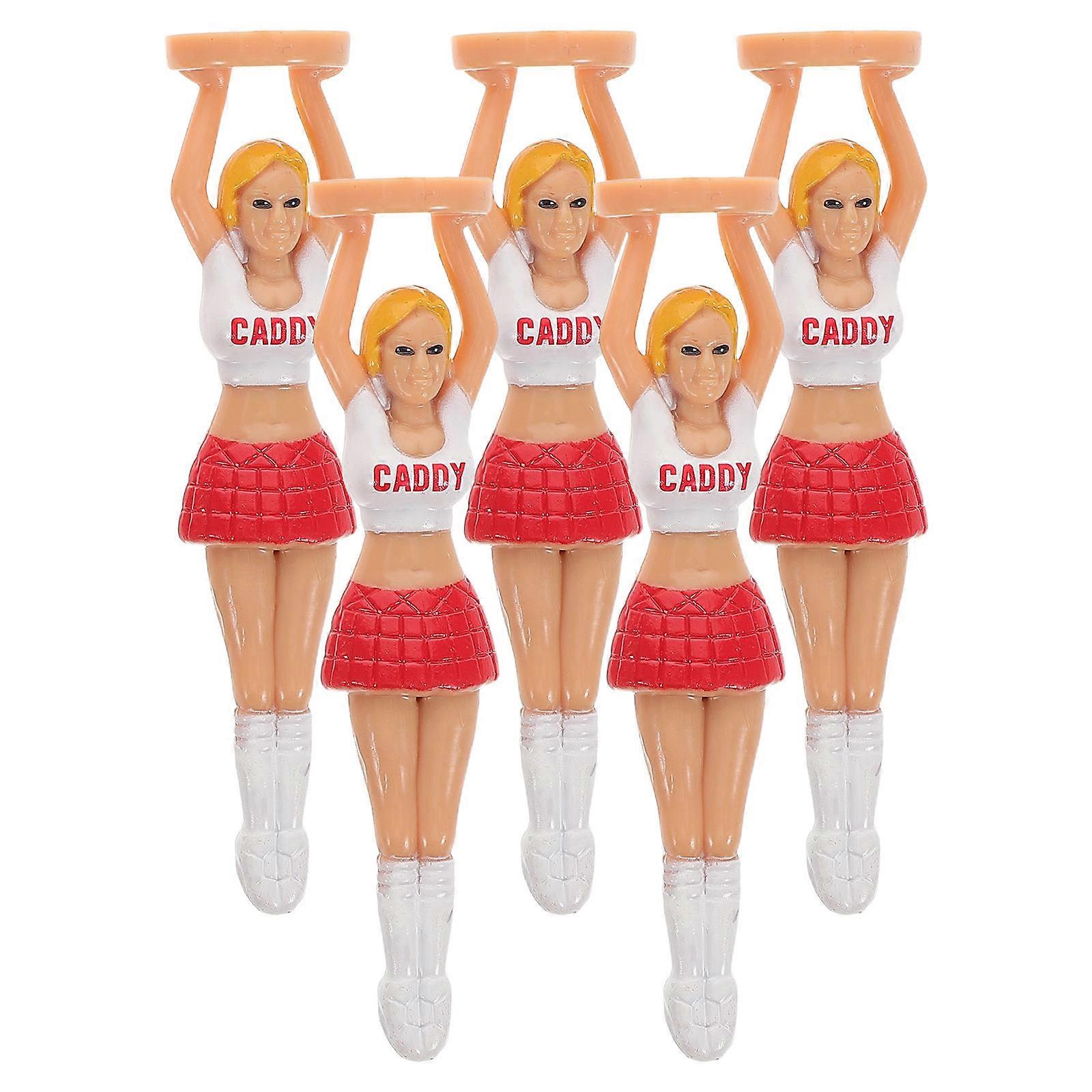 High Golf Ball Tees for Golf Training Use 5Pcs Plastic Durable