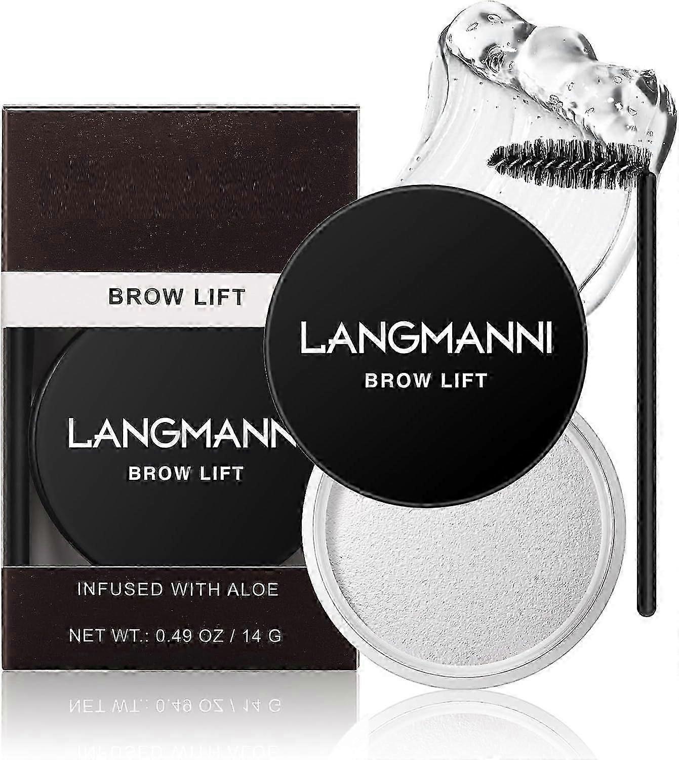 Clear Brow Gel, Wax & Styling Cream | Waterproof, Long-Lasting, Smudge Proof | Natural Looking Brows | Brow Glue & Shaping Kit for Defined Eyebrows