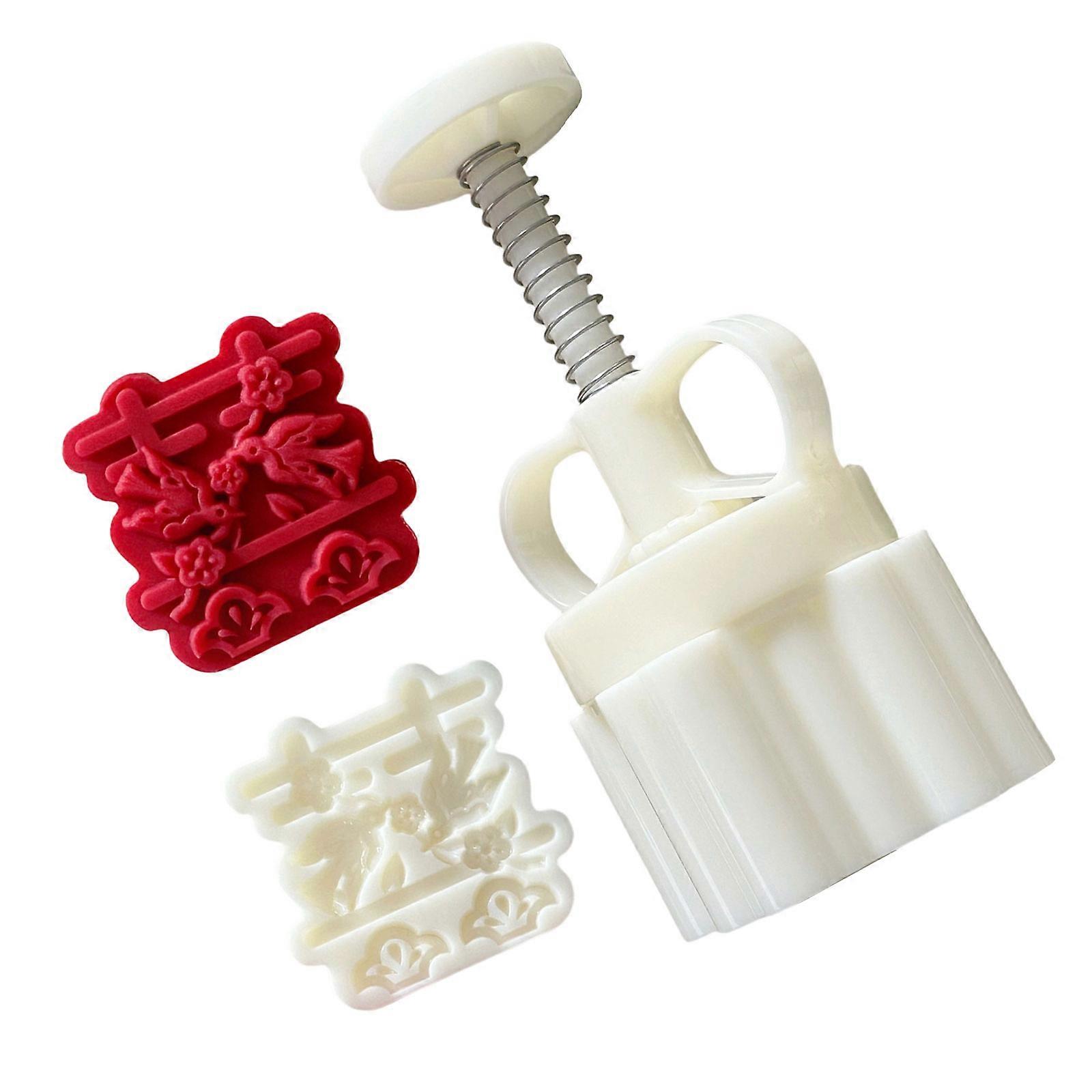 Festival Mooncakes Molds Creative Mooncakes Press Molds 75g Multiple Pattern Kitchen Baking Accessories Multicolor