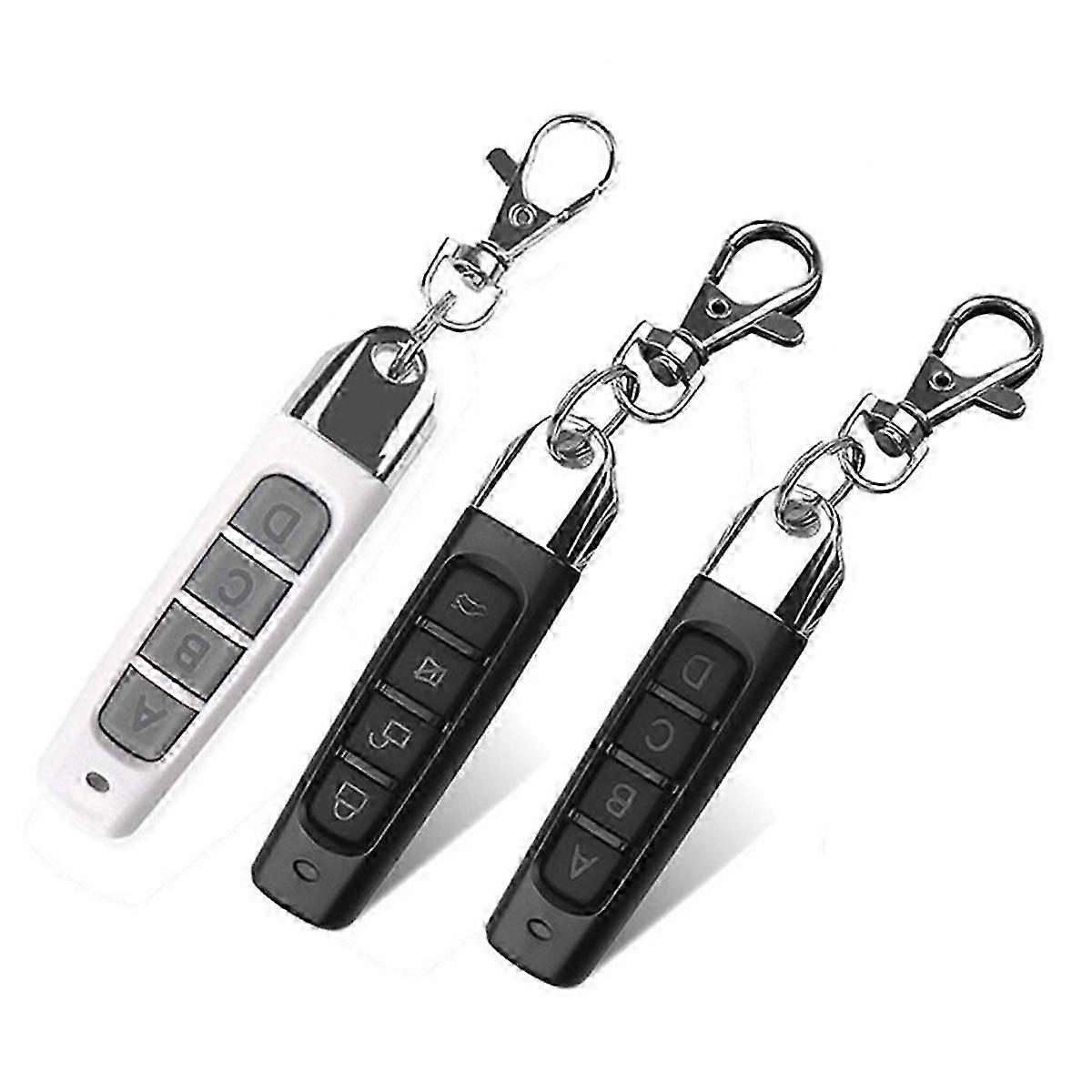 4-In-1 Remote Control Duplicator for Cars,433mhz Copy Remote Controller,Cloning Key Fob Duplicator Garage,Door Universal