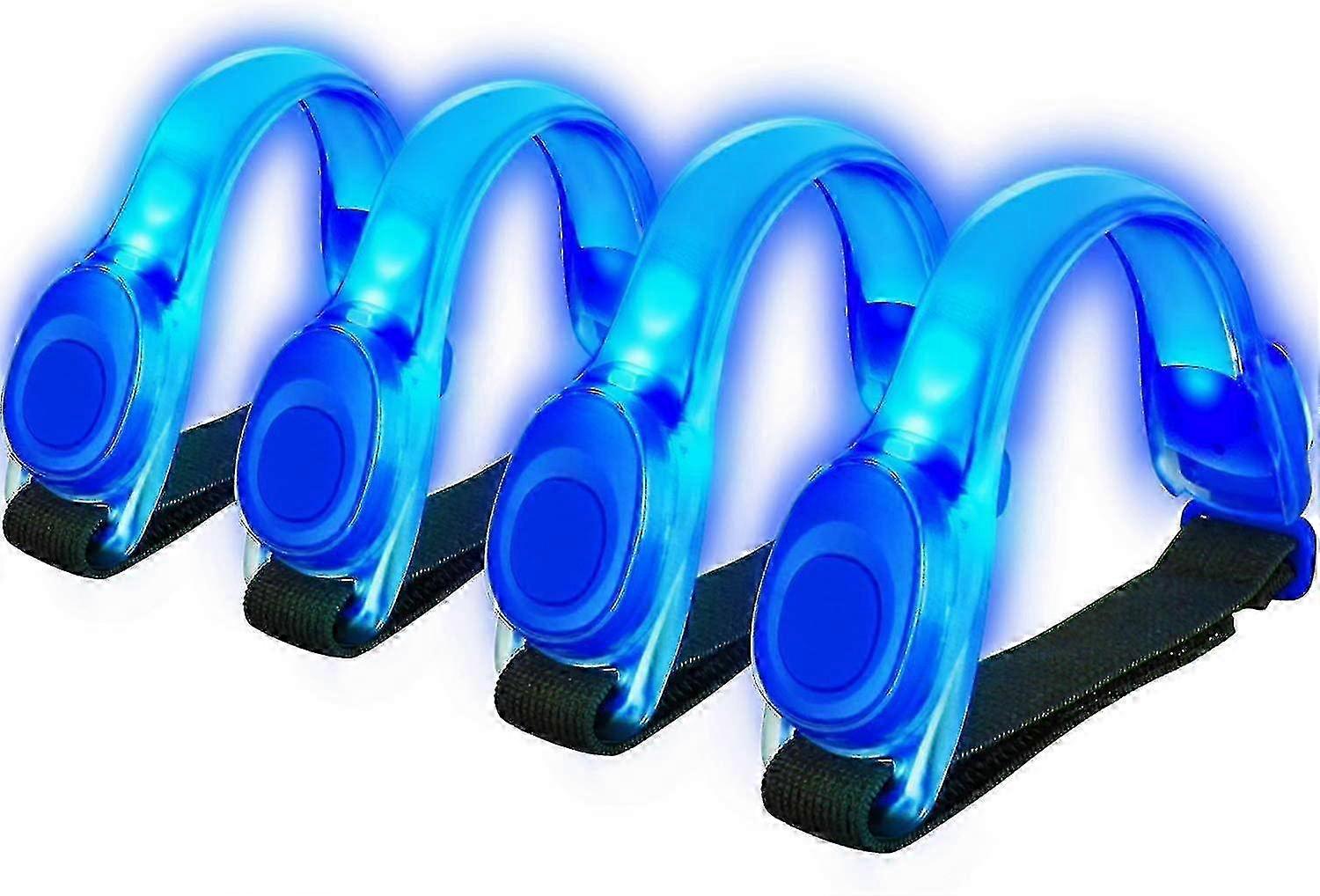 4pcs Led Armbands  Blue