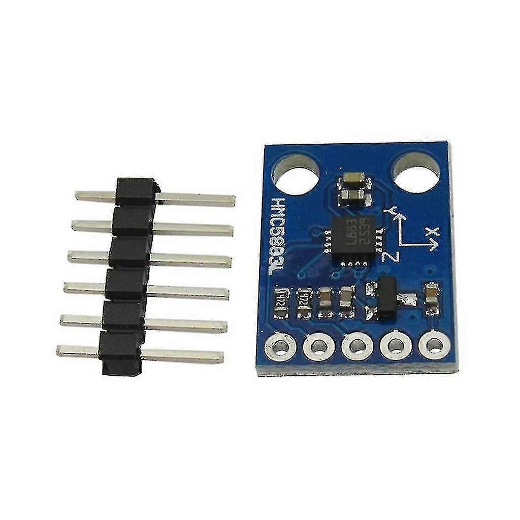 Gy-273 Qmc5883l Module Triple Axis Compass Magnetometer Sensor 3v-5v For Phone