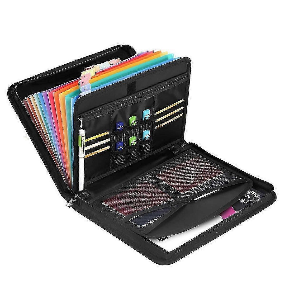 Accordion Document Organizer 220F FireResistant Document Organizer Zipper and Tab Document Organizer for A4 Documents