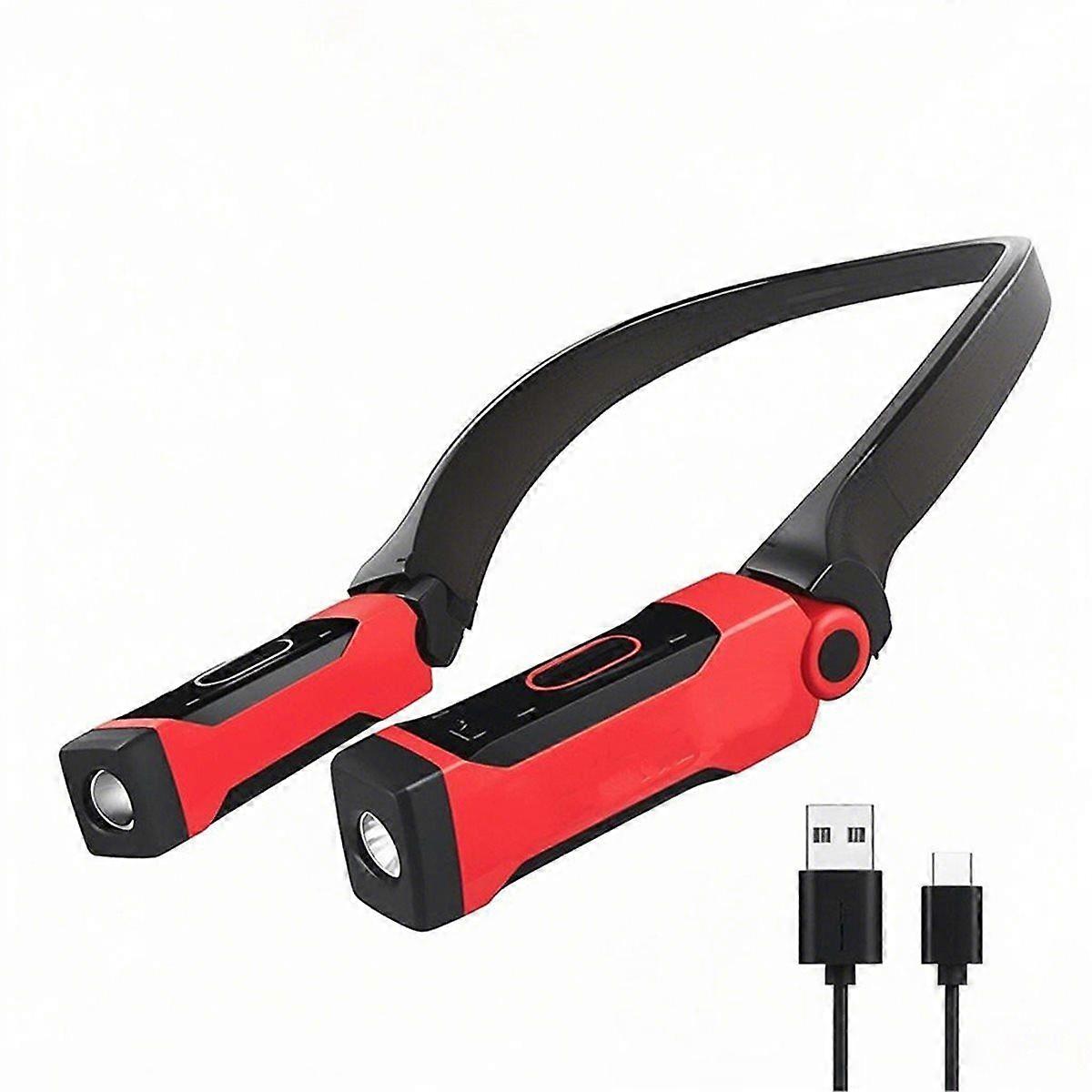 Neck Light Machine, Led Neck Light for Reading, Detachable Around Neck Flashlight for Work Craft,Gr