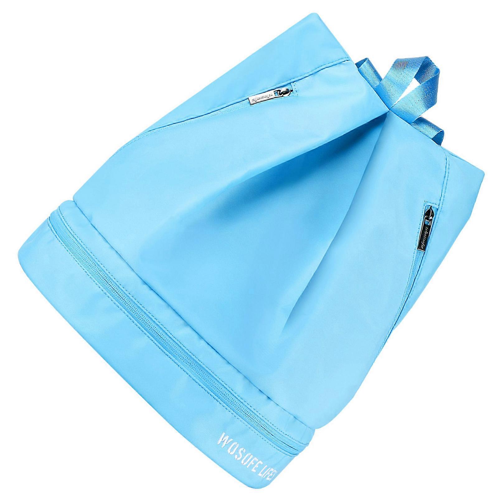 حقيبة رياضية ، حقائب أحذية جولف كبيرة مع جيوب مقصورة ، حقيبة ظهر جولف مقاومة للماء مع سحاب خارجي للرياضة عطلة السماء الزرقاء