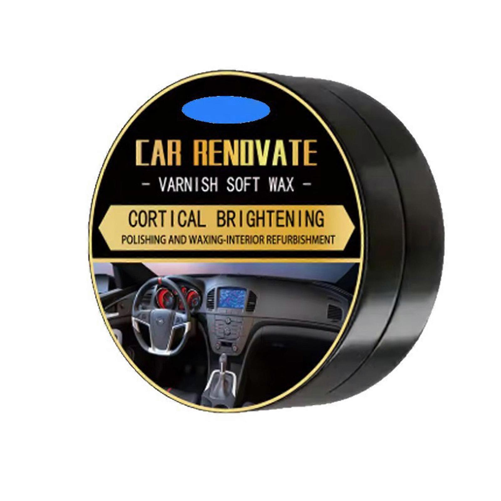 Car Plastic Restorer Coating Paste Auto Plastic Rubber Exterior Repair Clean Refresh Restoration Paste Multicolor
