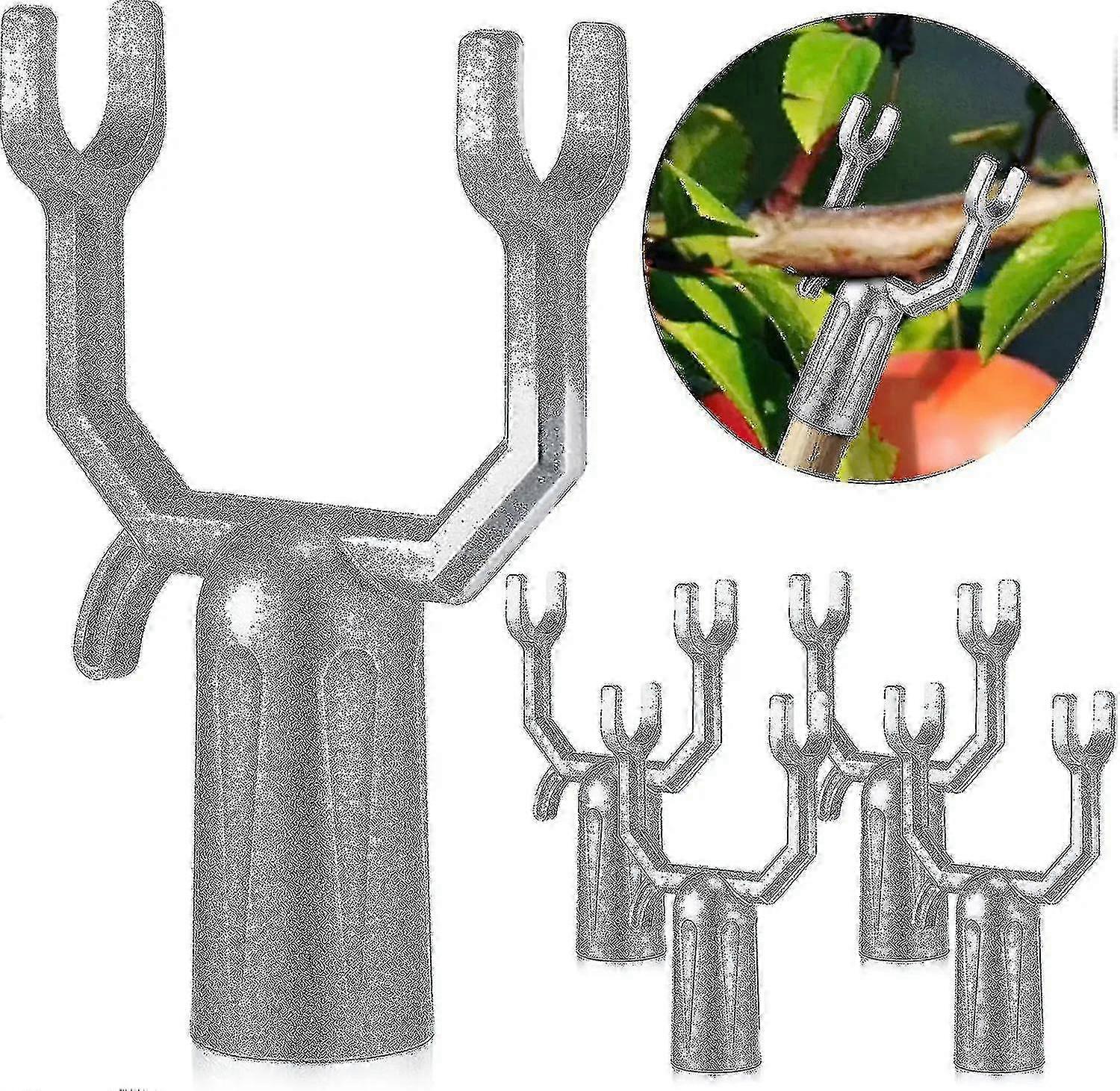 6 Pcs Metal Tree Branch Support, Tree Brace Branch Crutch Tree Straightening Kit For Vineyards, Orchards