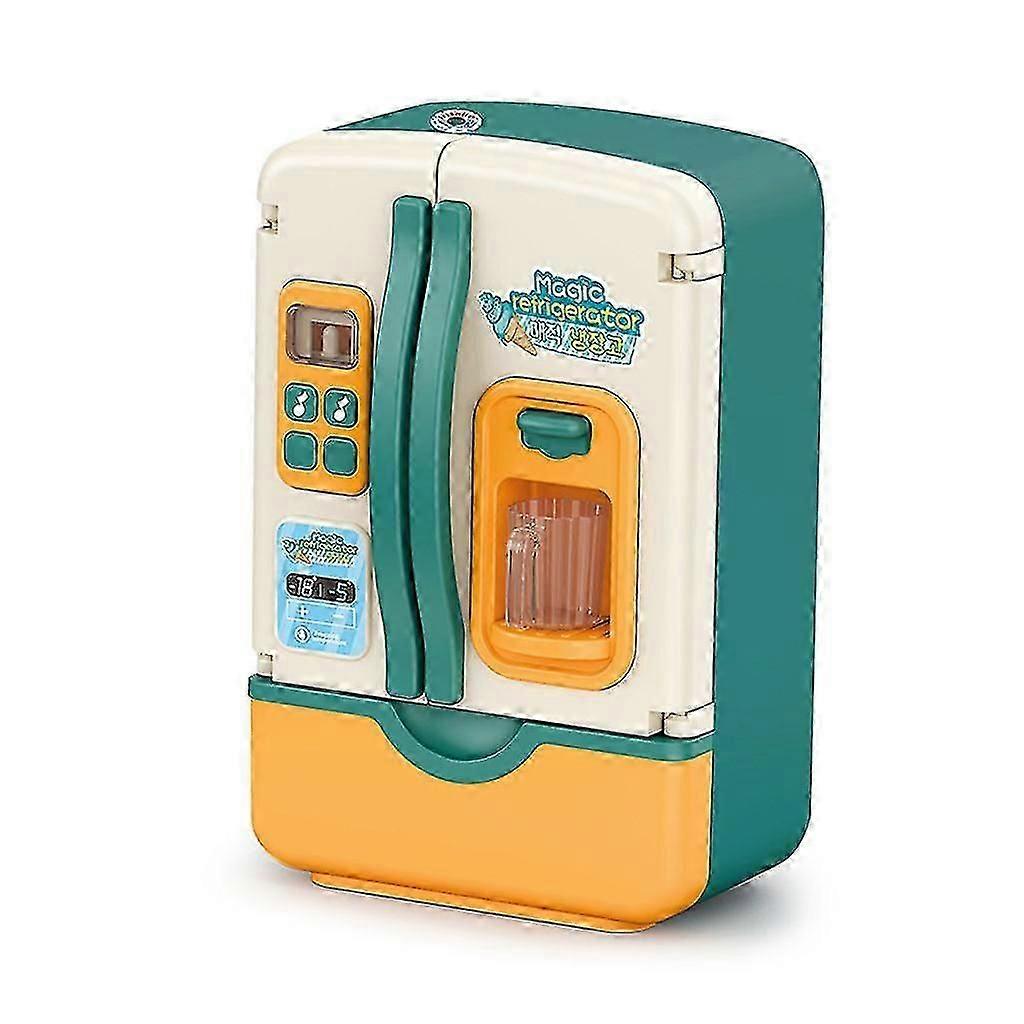 Simulation Refrigerator With Sound Light Electric Toy Refrigerator Desktop Toy
