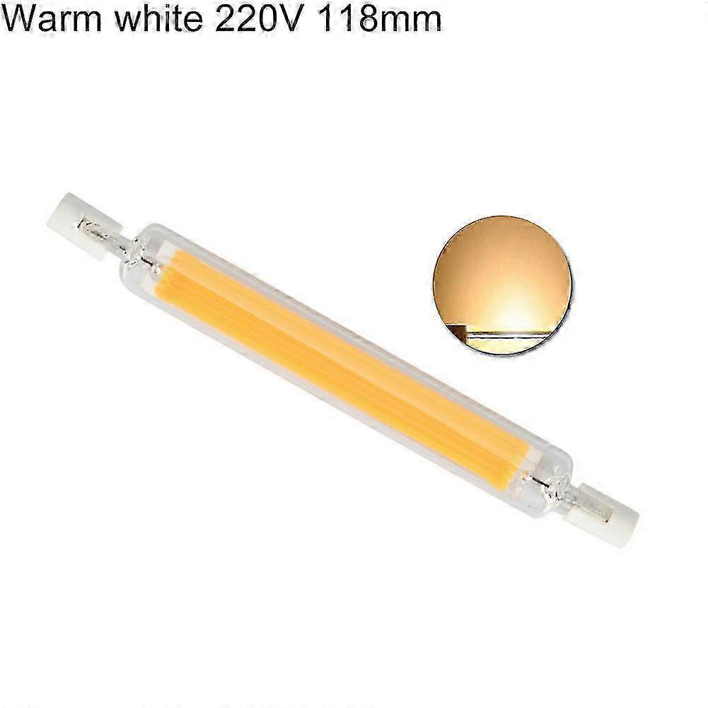 For R7s Dimmable 10/20W COB LED Halogen Replace Lamp Bulb in 78/118mm Glass Tube