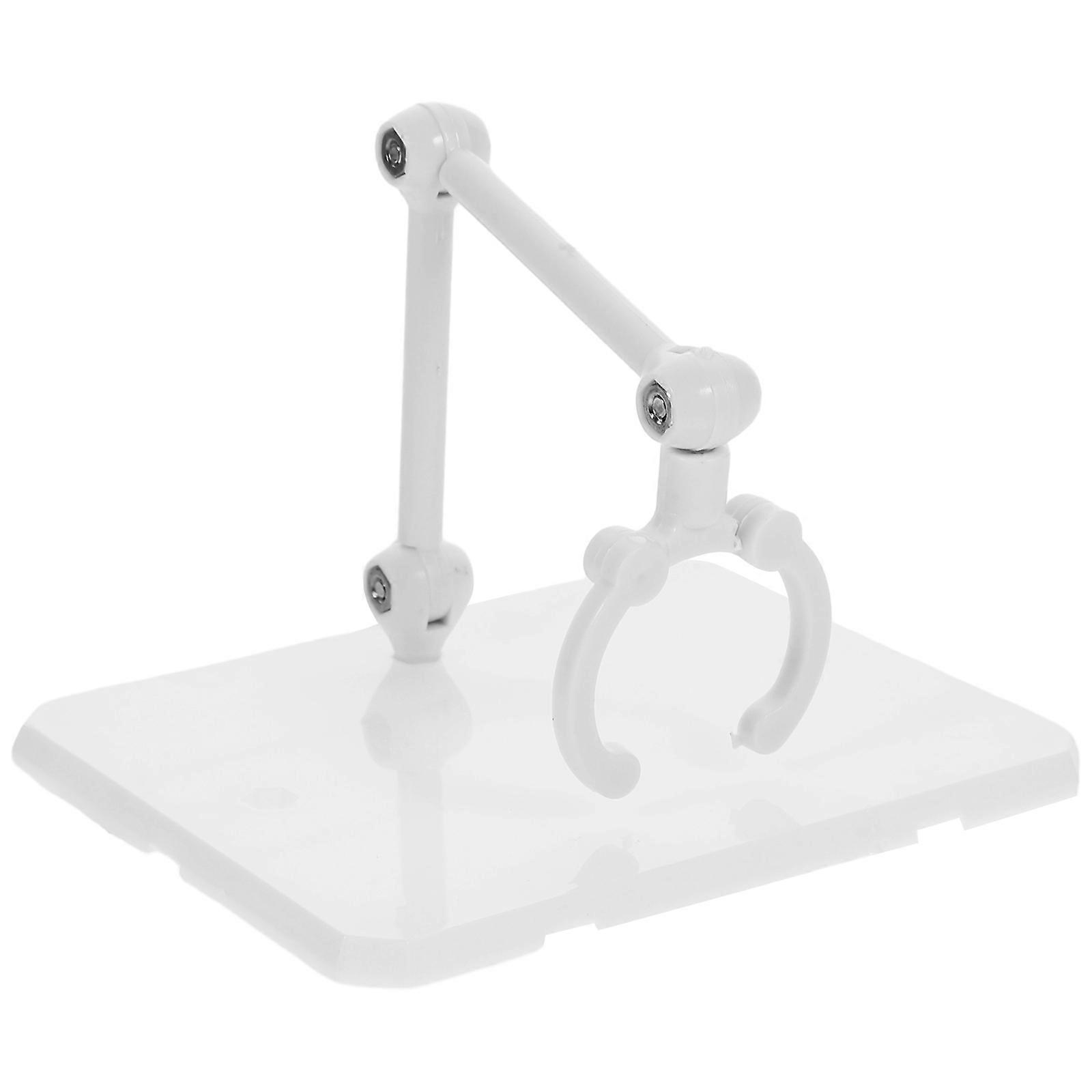 Plastic Action Figure Stand for 2Pcs Adjustable Doll Model Display