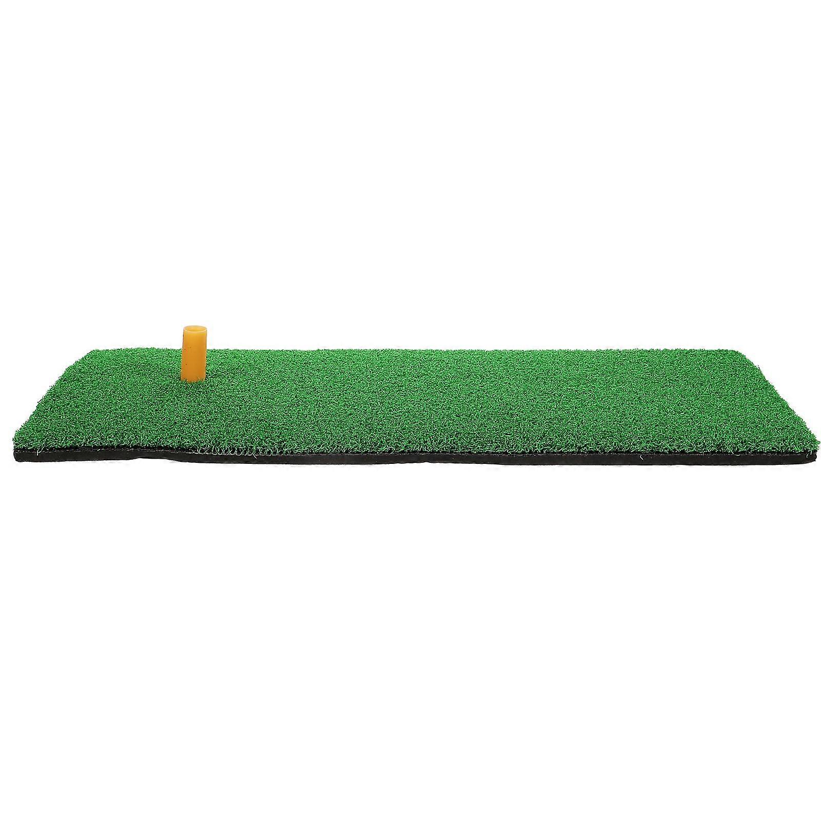 Golf Practice Mat Golf Hitting Pad for Protection 2Sets Sturdy Sbr Material