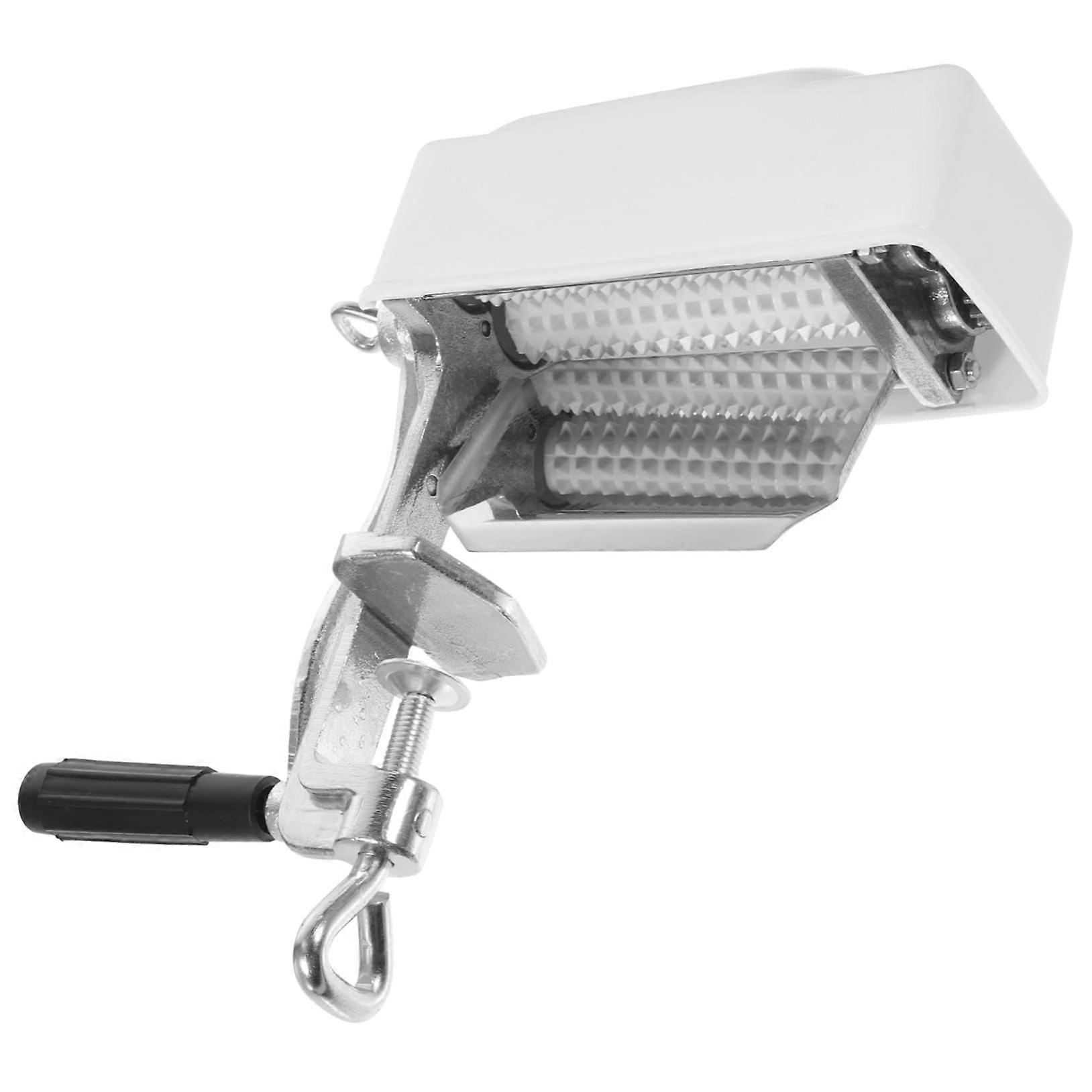 Stainless Steel Meat Tenderizer with Sharp Needle Blades for Fast Marinating and Easy Cleaning