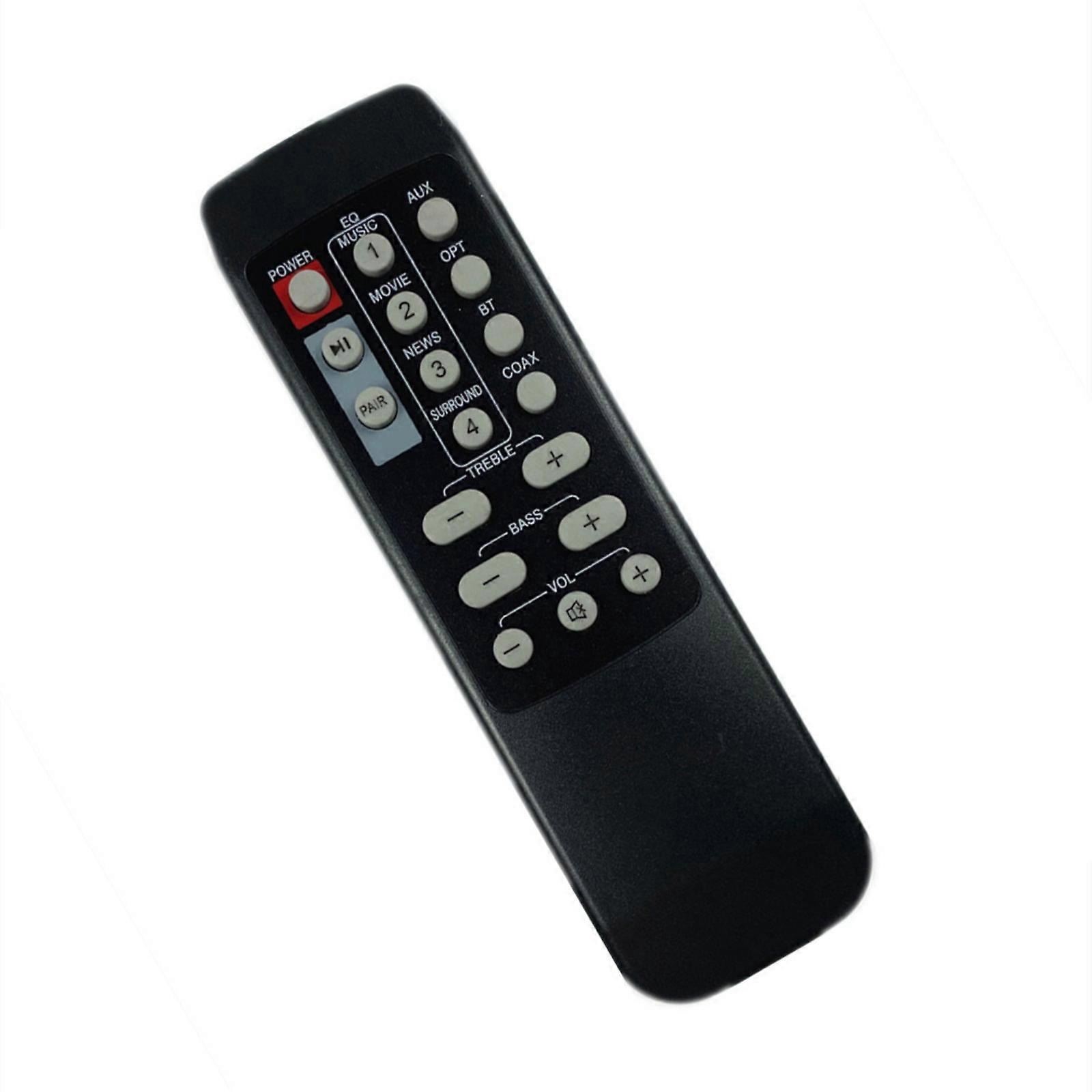 Soundbar Replacement Remote Featuring Power Saving Design And Easy Handling For NK6 Soundbar User Friendly Solid Build Multicolor