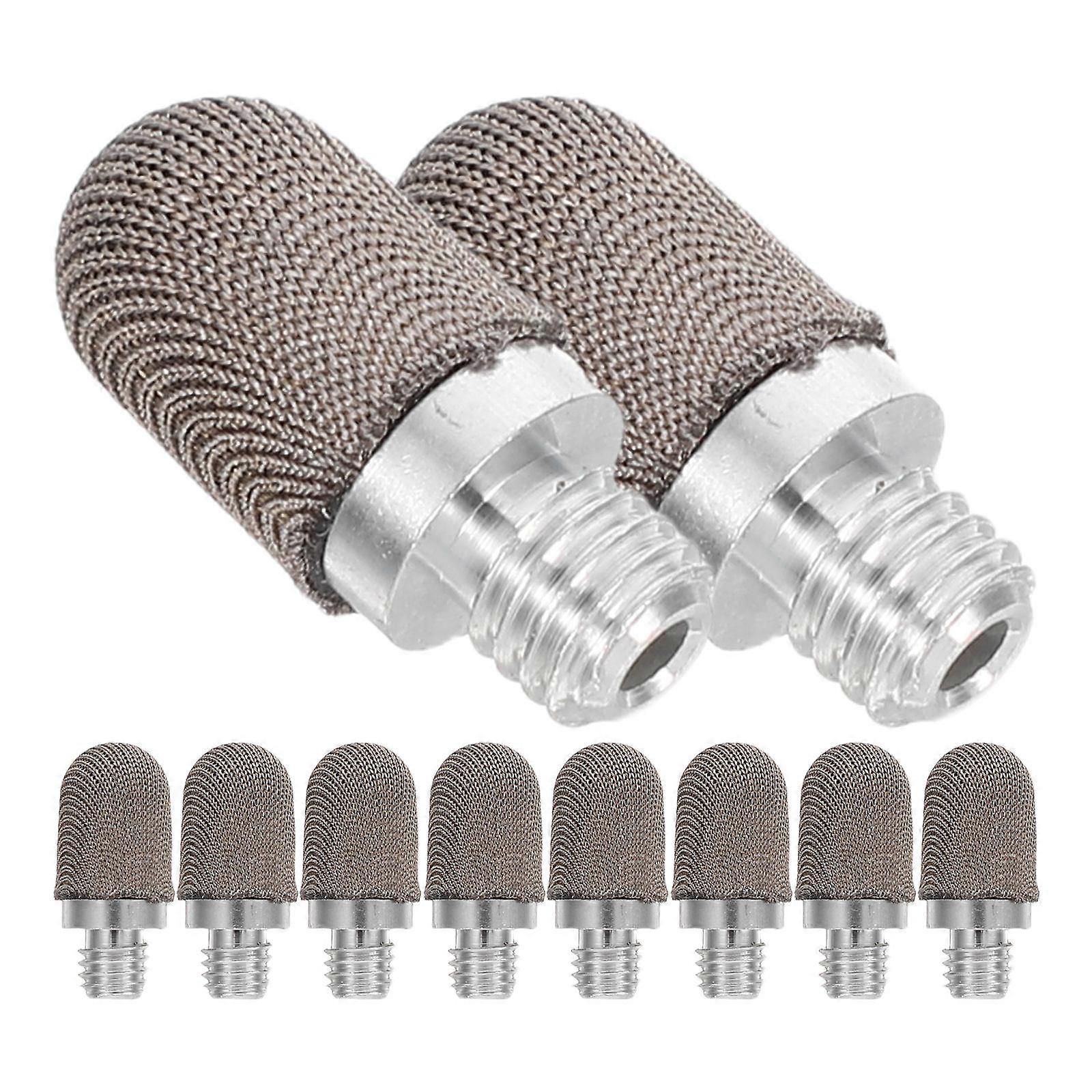 Capacitive Stylus Tips Replacement for Drawing 10Pcs Silver Set