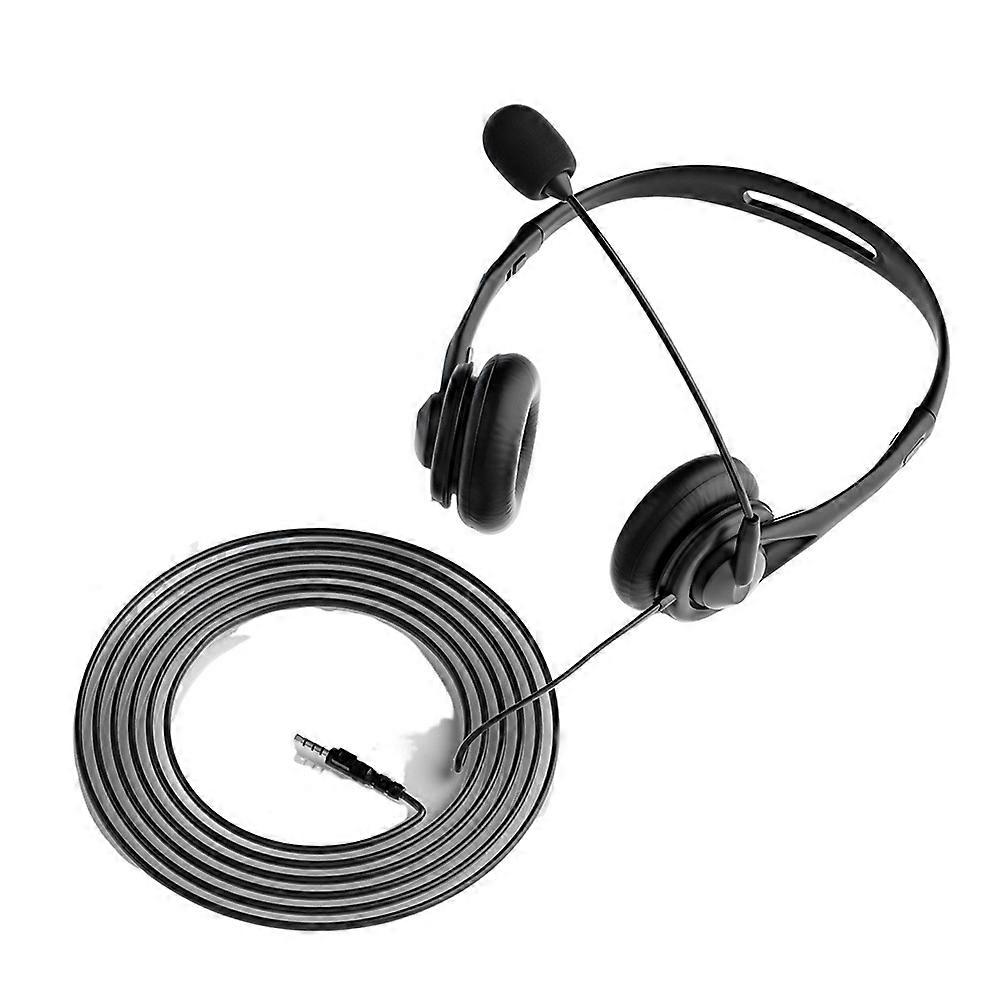 Headset 3.5MM Headset Exam Wired Headset Business Operator Special Computer Hearing Multi-Function Earphone, A