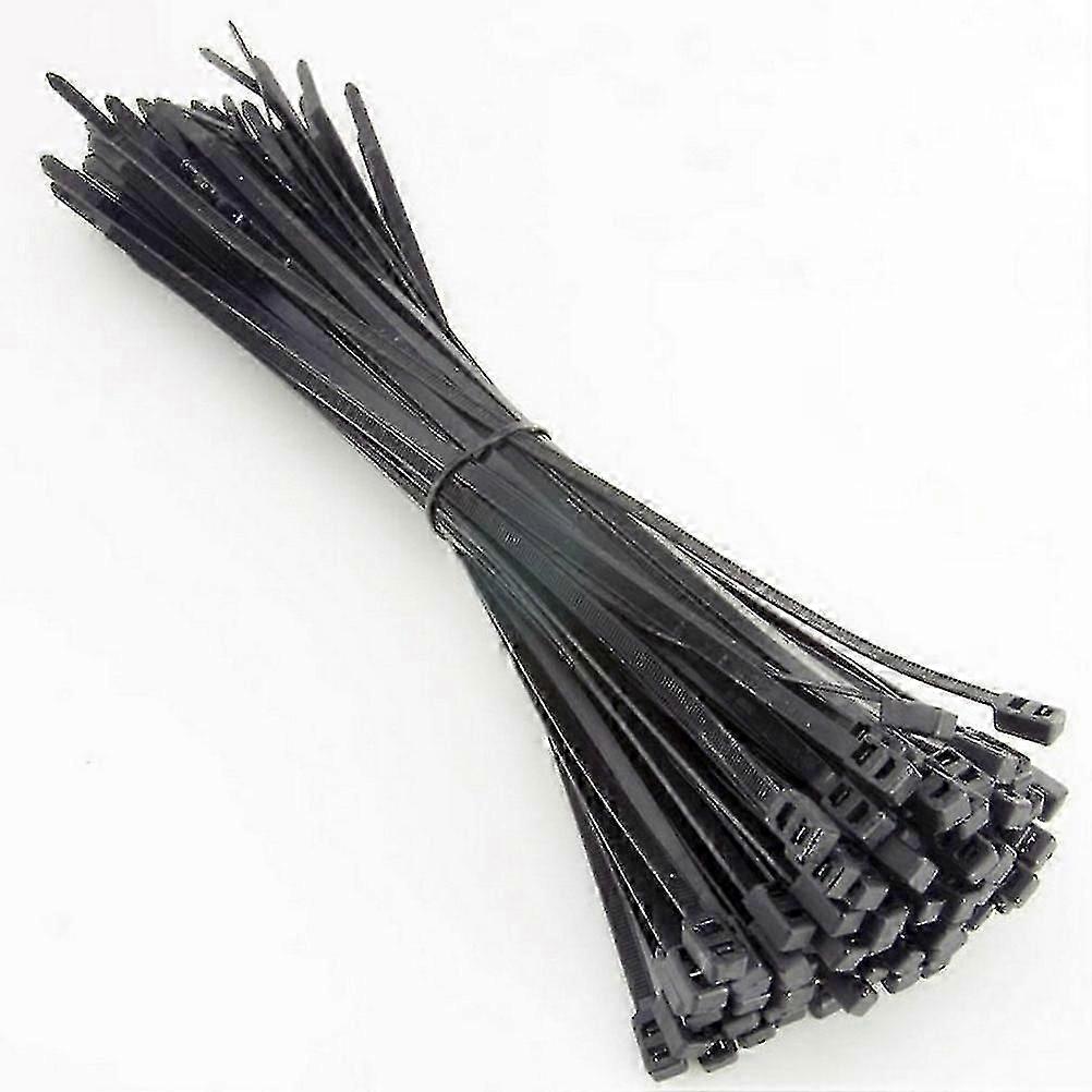 200 Pcs Electrical Cable Ties Nylon Cable Ties Black Cable Ties 200mm Cable Ties Strong Cable Ties Self Locking Cable Ties