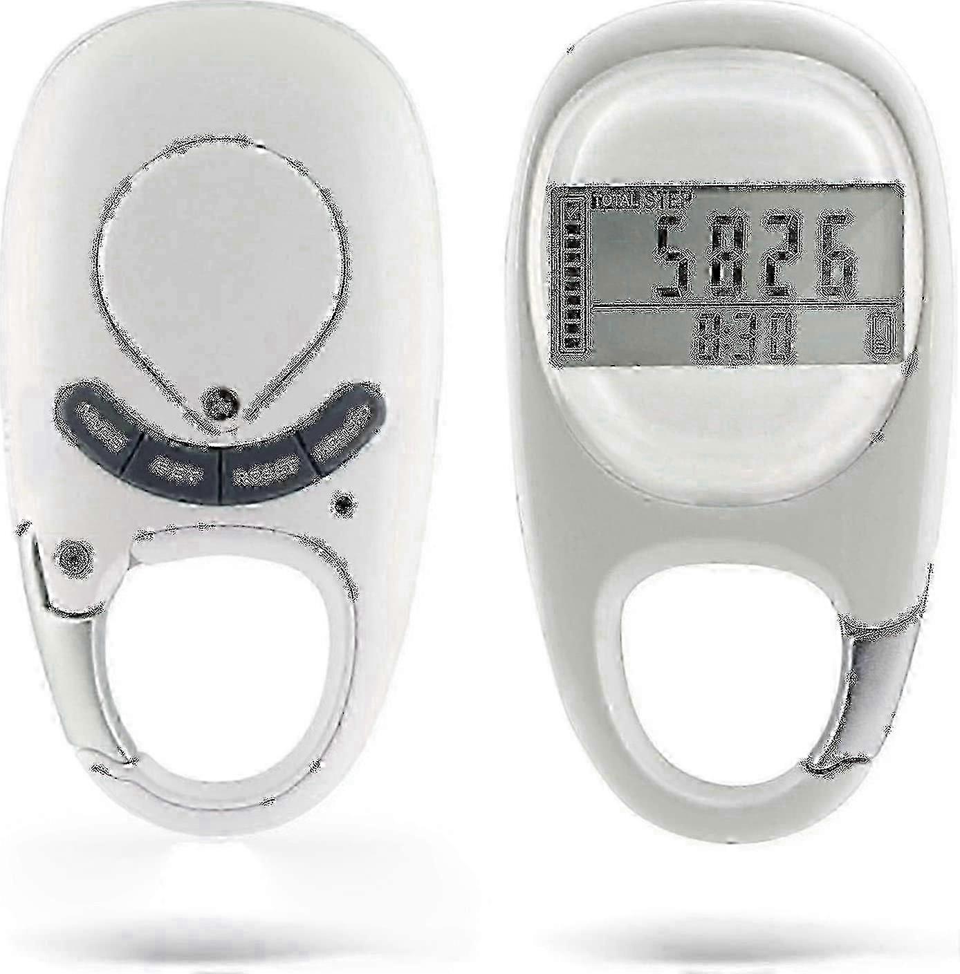 Clip On Pedometer for Accurate Step and Distance Tracking Walking Miles
