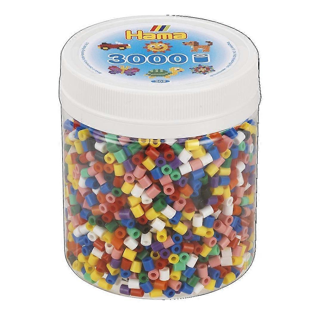 Hama 3.000 perler-solid mix mosaik, one size