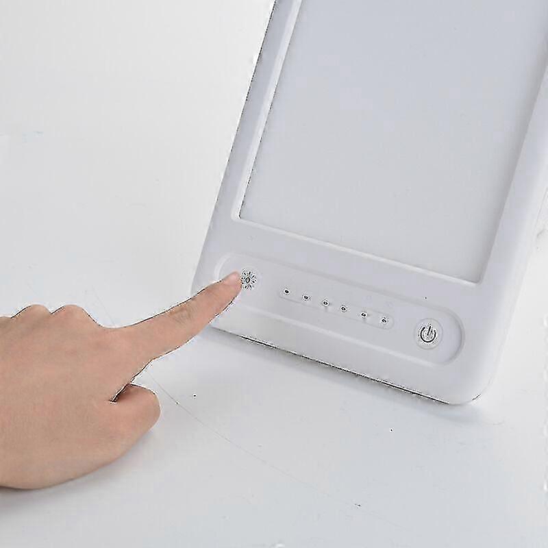 Light Therapy Lamp,10000Lux Adjustable Daylight Lamp Daylight Simulation Light With Multi-angle Adjustable Bracket