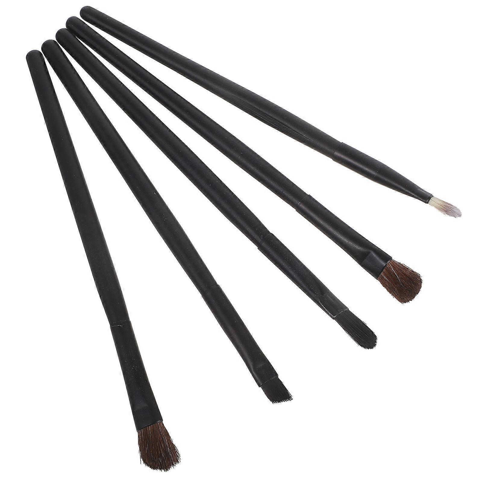 Eyeshadow Brush Kit Black for 15Pcs Portable Eye Makeup Tools