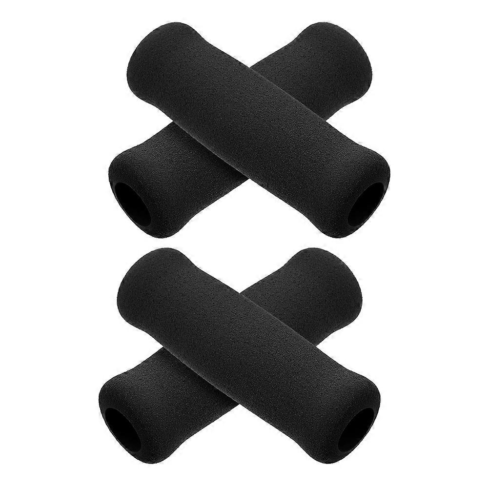 Black Foam Cane Handle Grip Replacement for Comfortable Use 4Pcs Set