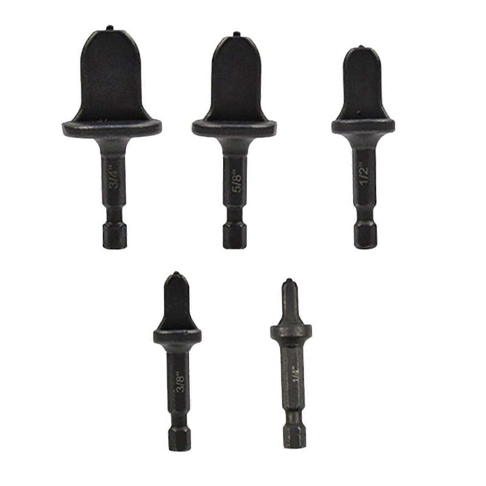 5Pcs Flaring Tool Copper Pipe Electric Reamer