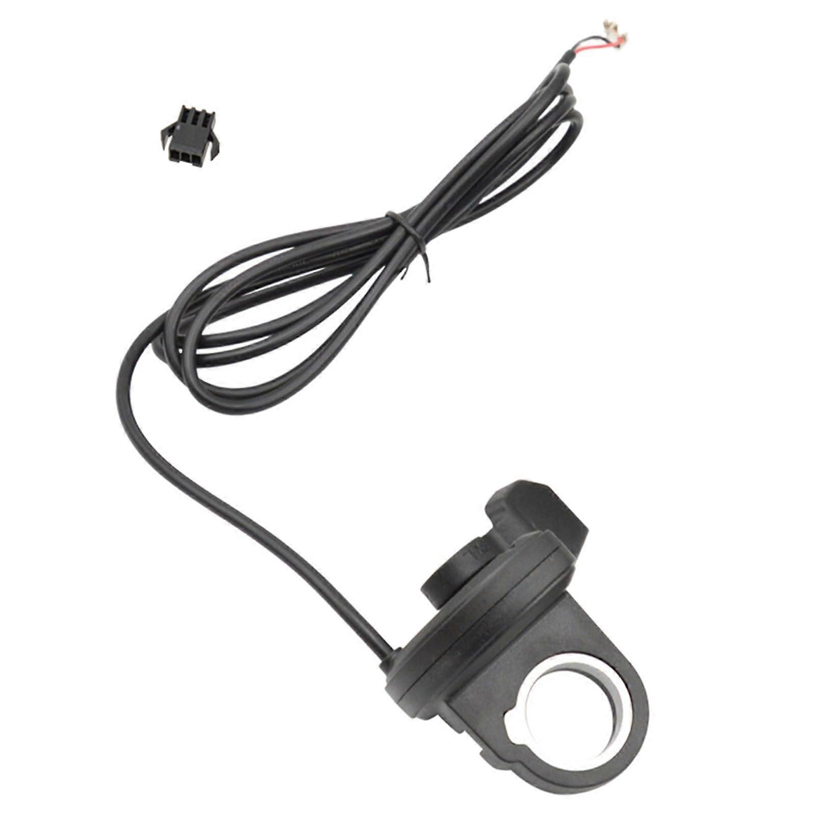 Left Hand Electric Scooter Throttle with Ergonomic Grip, Adjustable Speed Controller for Multiple Models