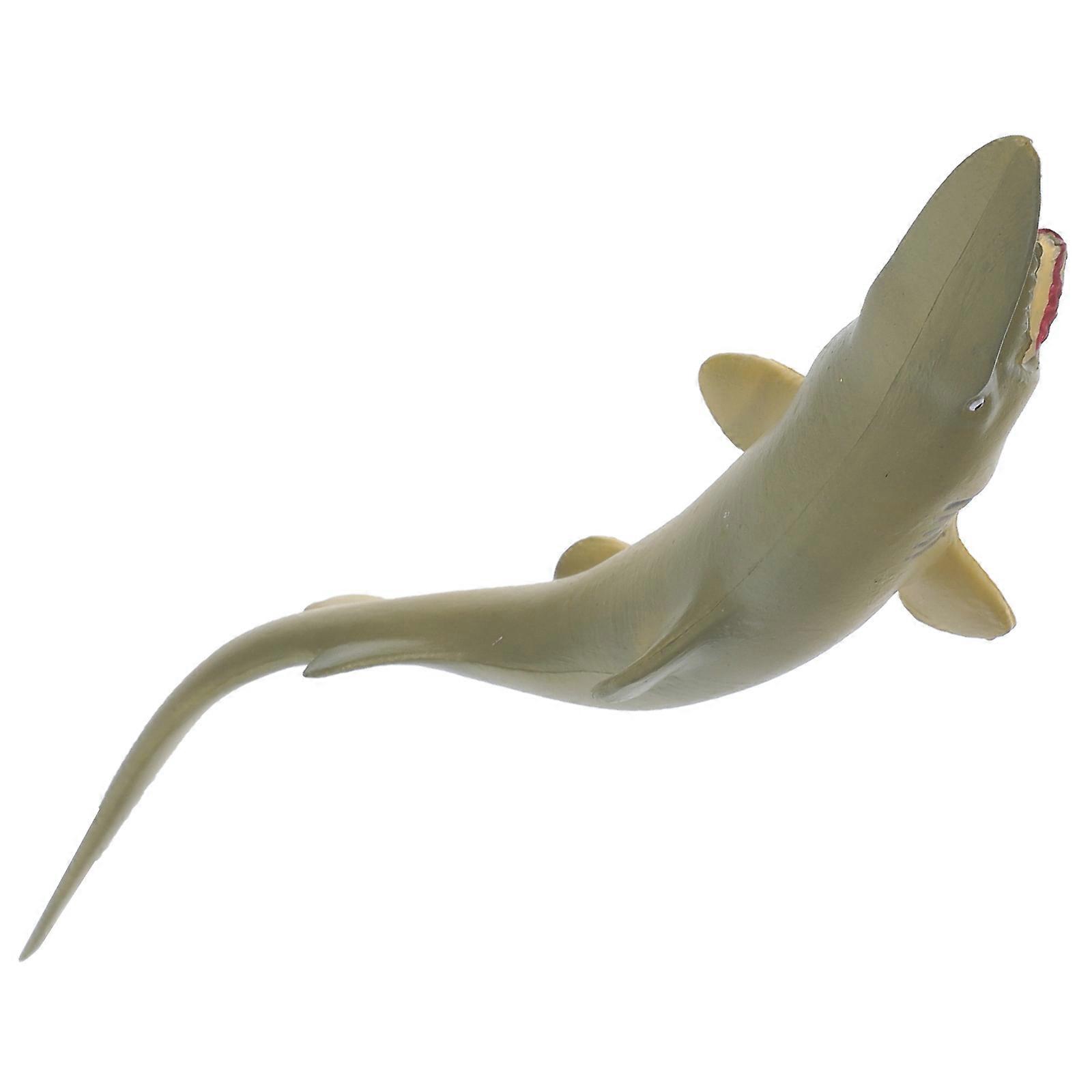 Simulation Fish for Decoration Use Plastic Goblin Shark Model