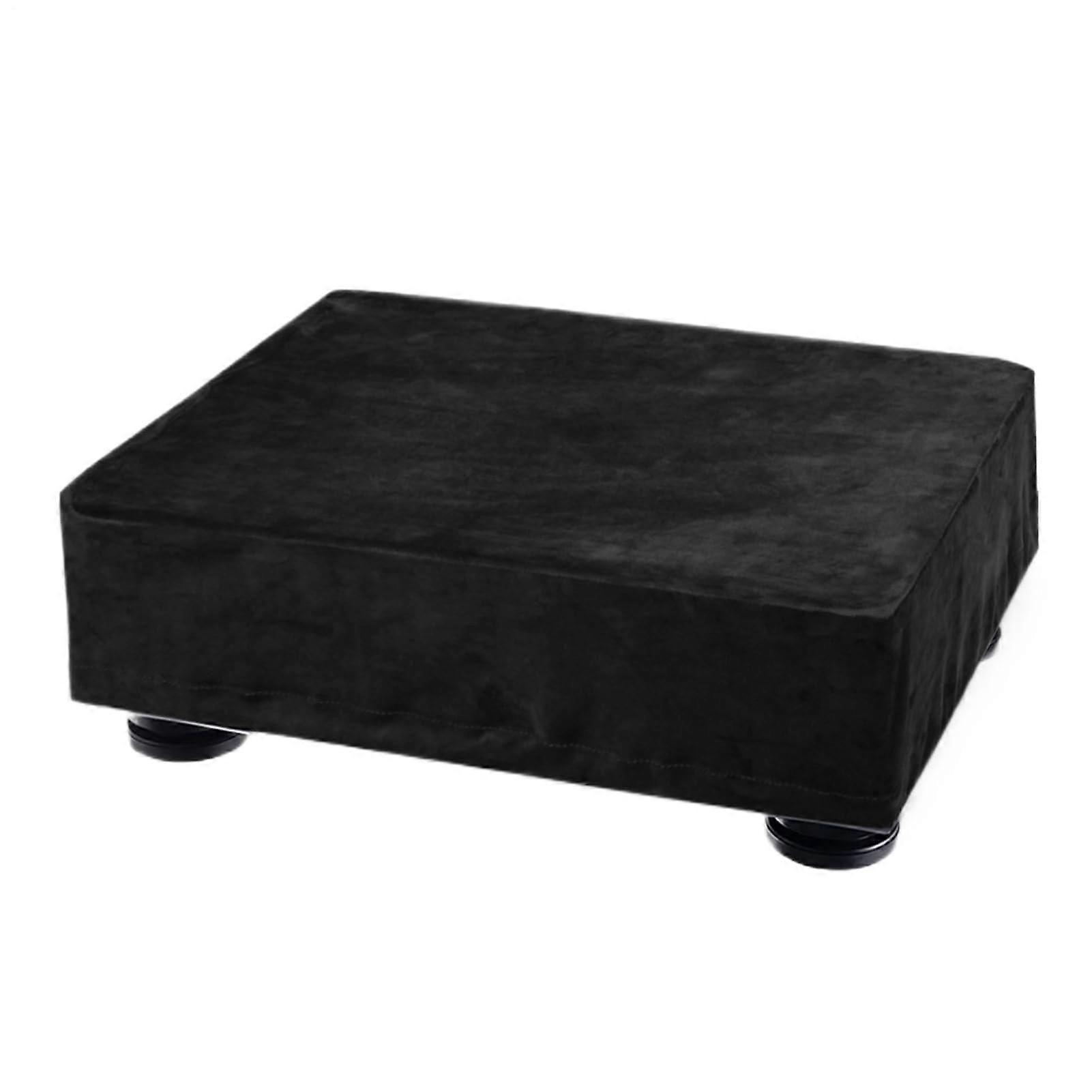 Turntable Protector Fabric Dust Cover for Turntables Black Soft Sleeve Case for Stereo Home Studio DJ