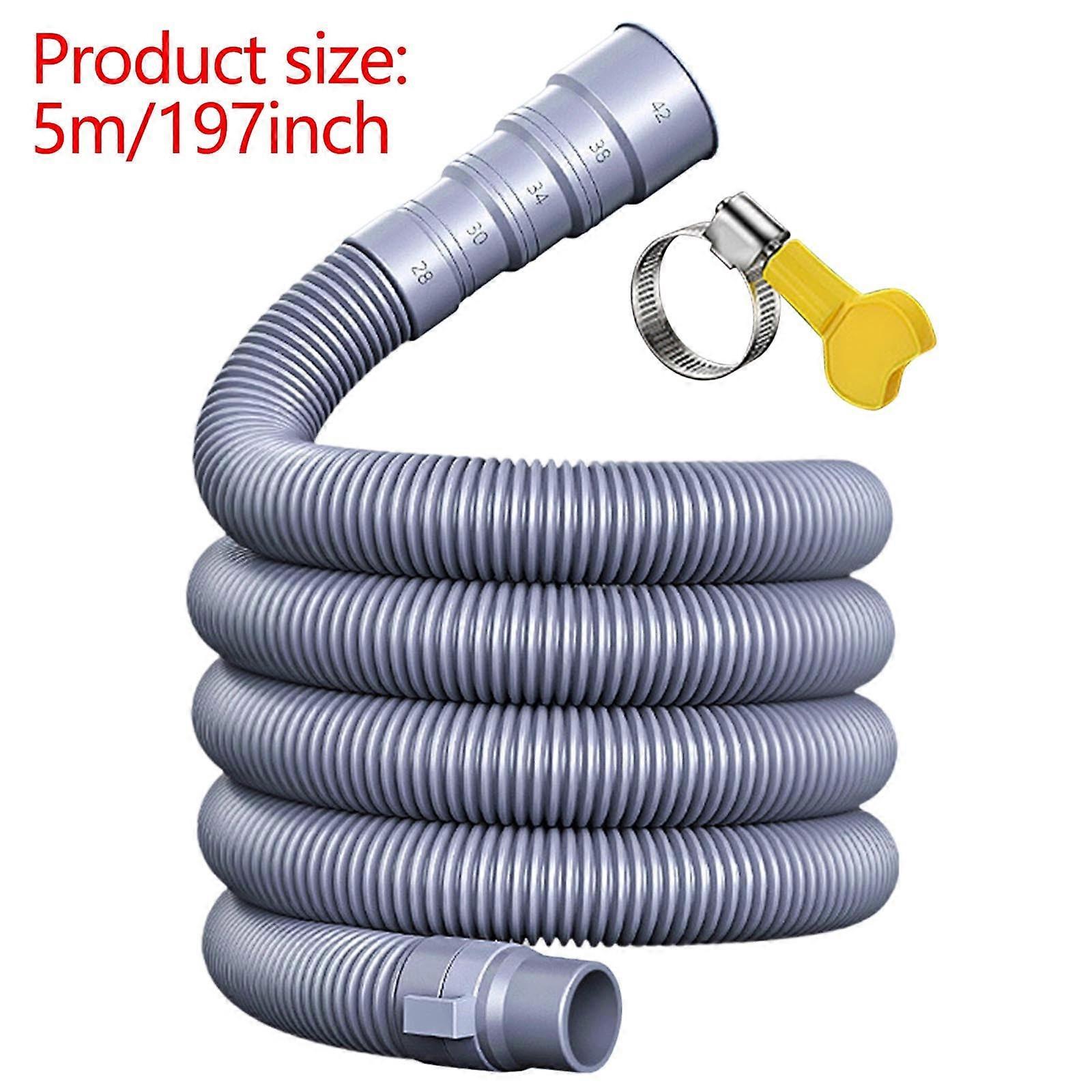Pipe With Adjustable Adapter RV Sewer Hose Kit Universal Drain Hose Extension Kit for Washer, Dishwasher