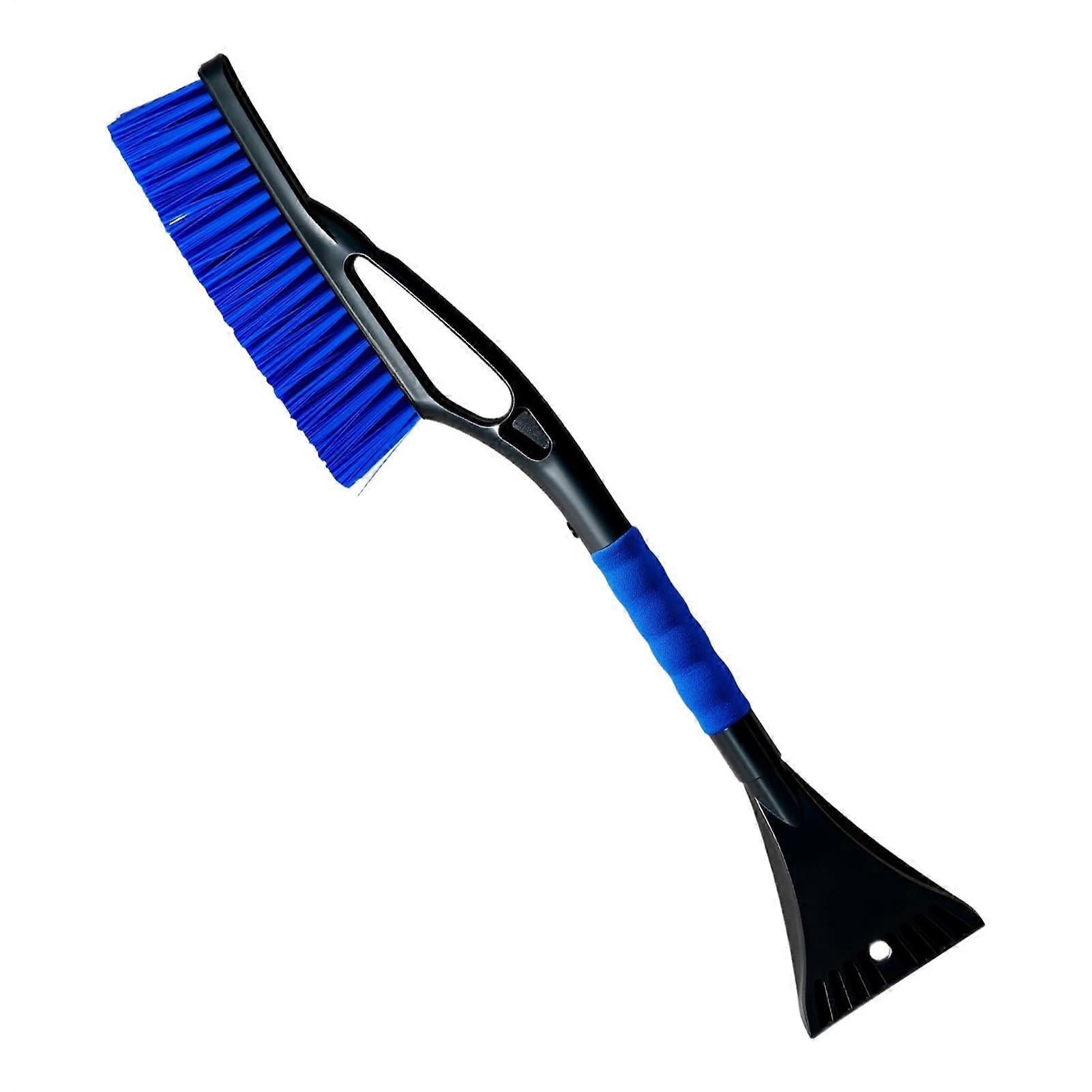 Car Snow Brush and Ice Scraper Combo for Winter Windshield Snow Removal with Durable Curved Scraper