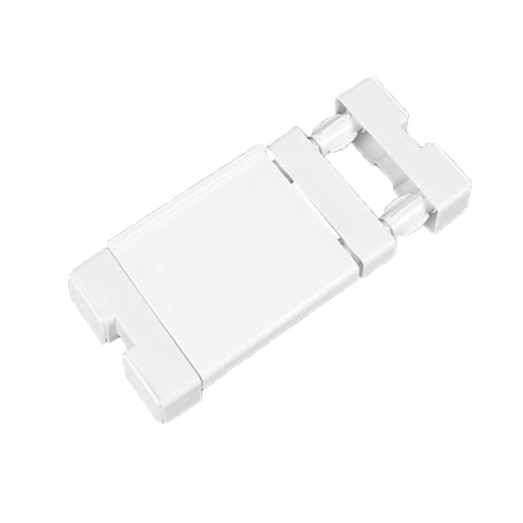 Adjustable Closet Organizer with Expandable Storage Shelf for Small Spaces White 9.111.8 x 3.94 in