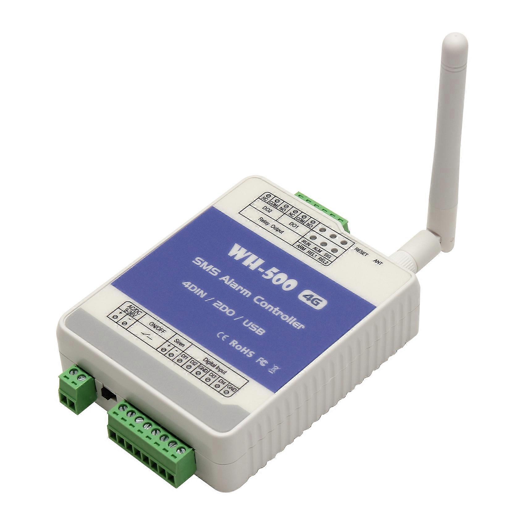 GSM 4G WH-500-EU Gate Door Opener Relay Switch Remote Controller Remote Wireless Alarm Controller with APP Control