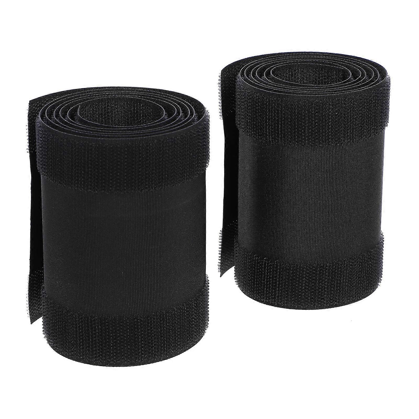 Floor Cord Covers Black Cable Protector for 4Pcs Cord Organization