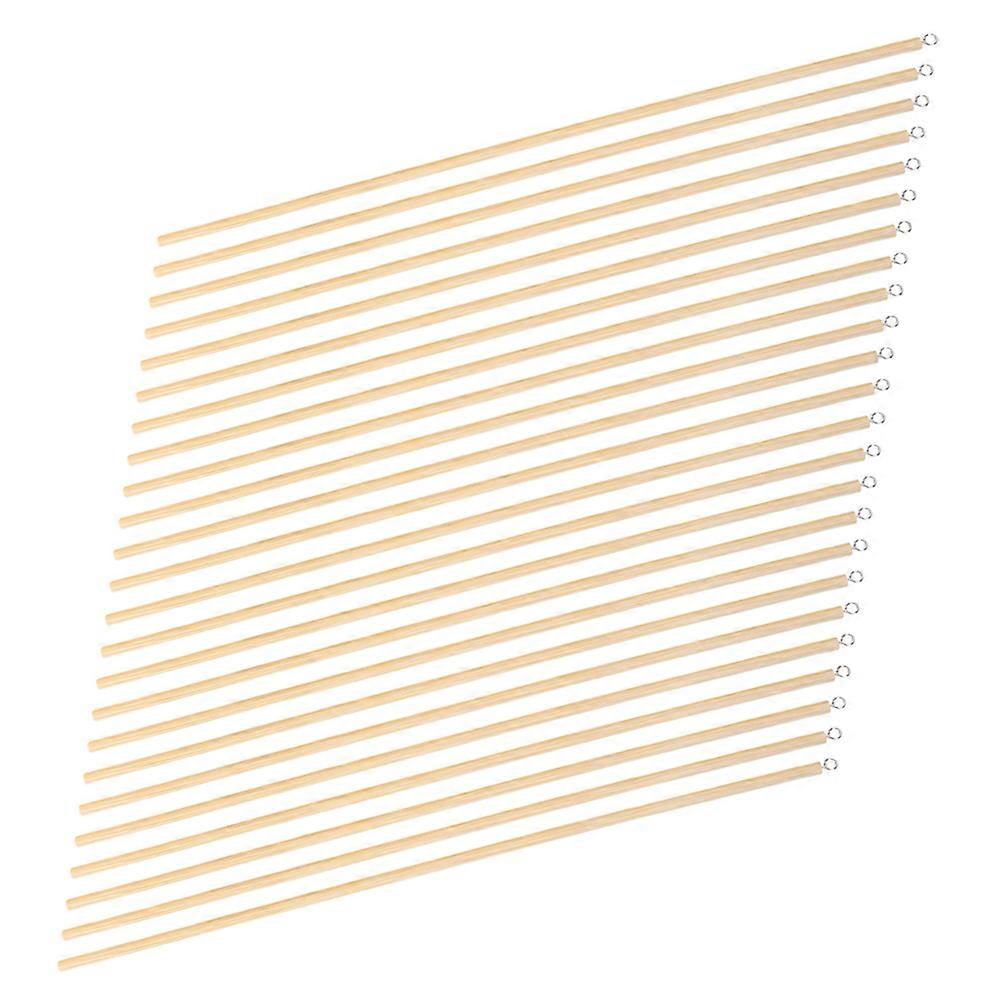 Puppet Making Kit Wooden Puppet Rods for Arm Control 30Pcs Beige