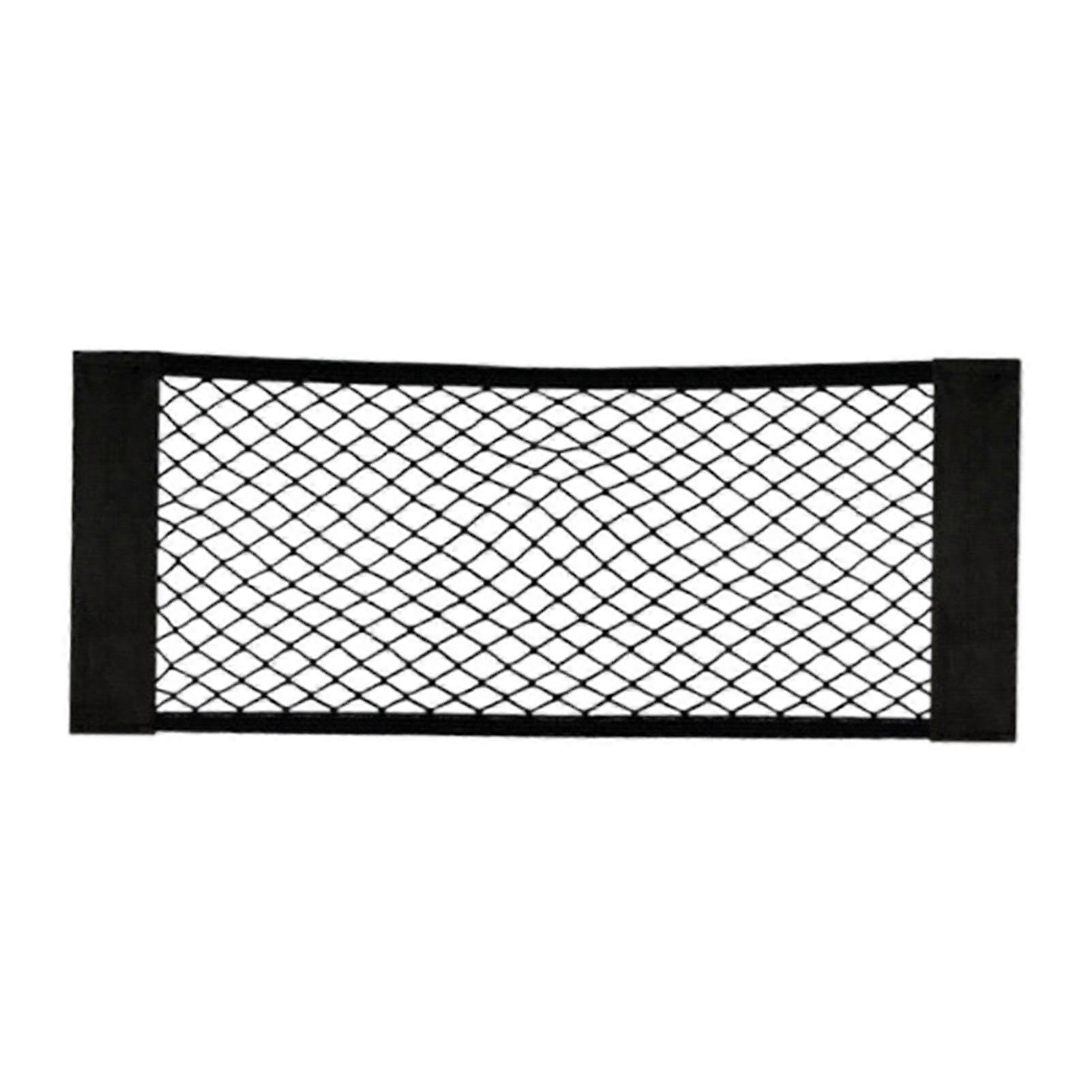 Car Trunk Cargo Net with Secure DoubleLayer Grid, Universal Elastic Storage Organizer 60cm for SUV Truck Van