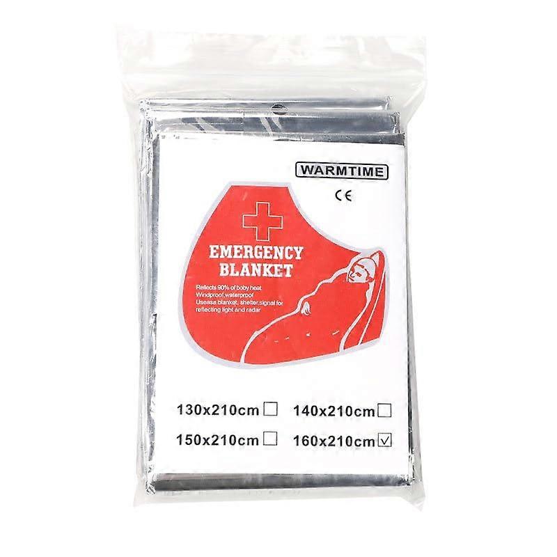 10 Pack Emergency Survival Blanket DualSided Heat Reflection Waterproof TearResistant for Camping
