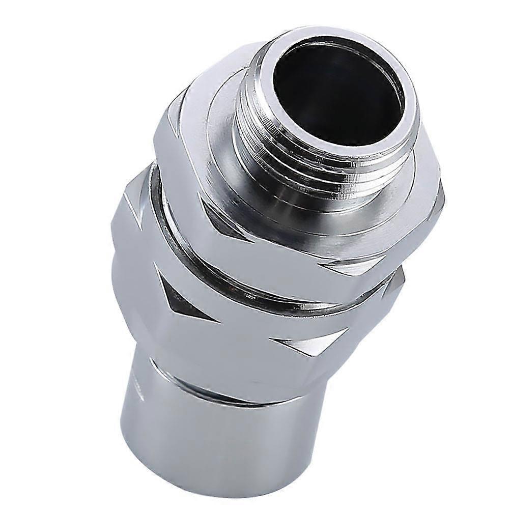 Shower Head Accessory Silver Connector for Bathroom Use 4 Split Mouth