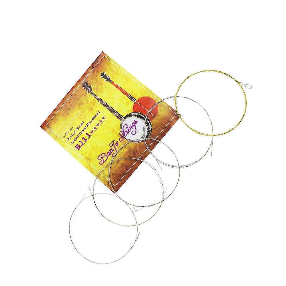 Metal Banjo Strings Replacement for Banjo Use 5Pcs Durable Assorted Color