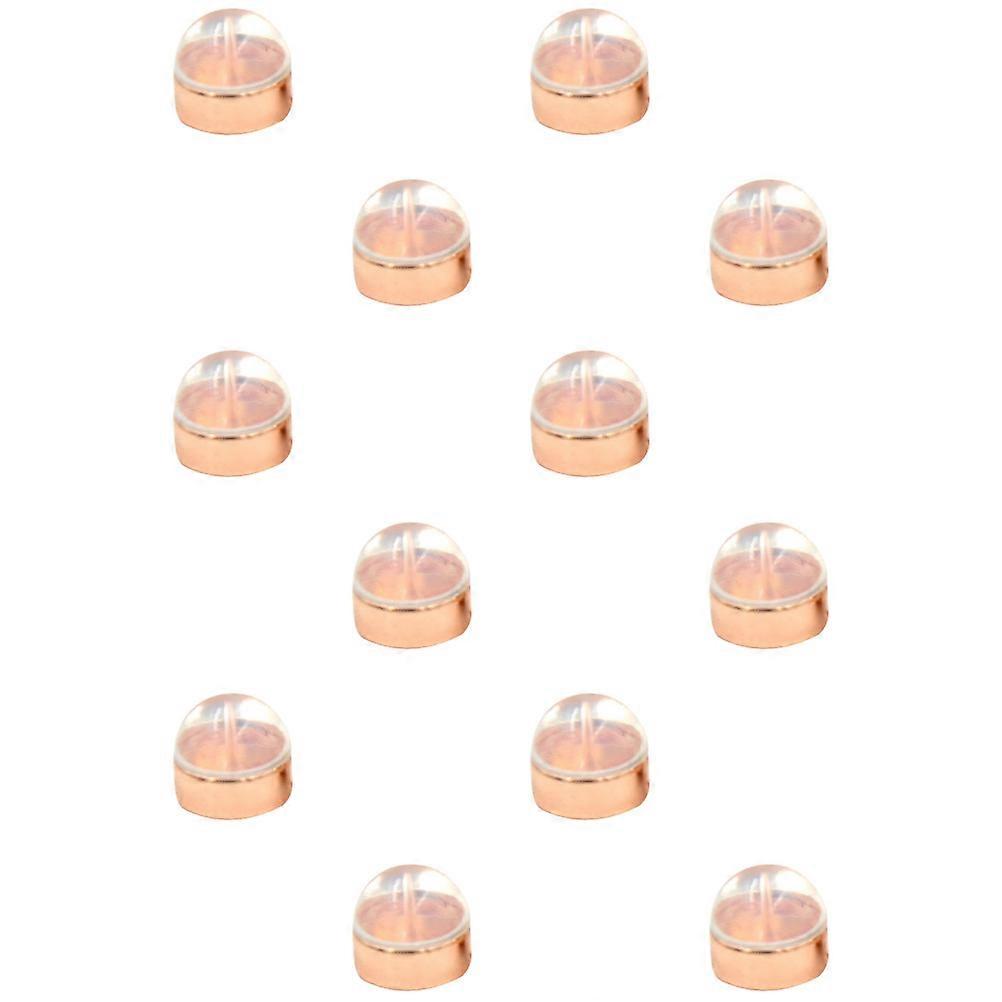Ear Ring Backs Locking Earring Backs for Studs Safety Secure Backings 12Pcs