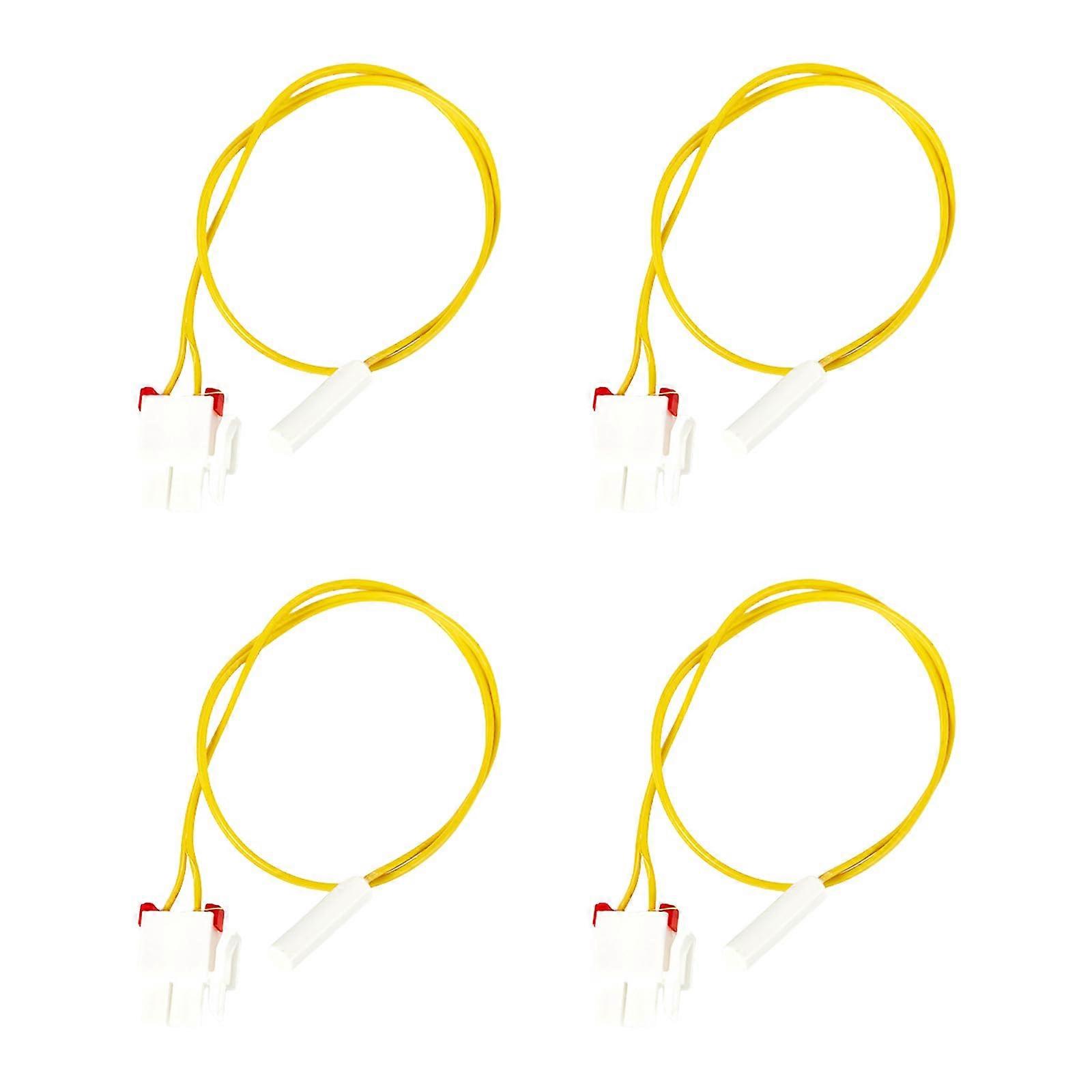Set of 4 Refrigerator Temperature Sensor Probes with Defrost Function for Precise Control and Energy Saving