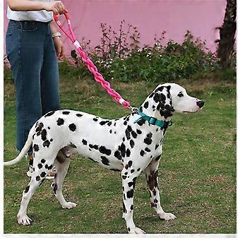 Hand-woven dog leash for medium to large dogs