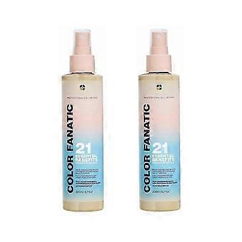 Color Fanatic Multi-Tasking Leave-In Hair Spray for Color-Treated Hair, Leave-In Heat Protectant Treatment, Sulfate-Free & Vegan, 200ML