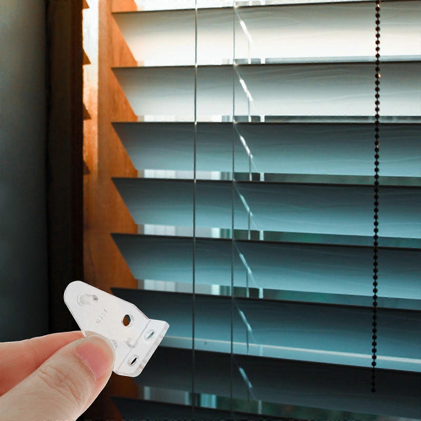 Curtain Accessories Plastic Hold Down Brackets 40Pcs for Home Use