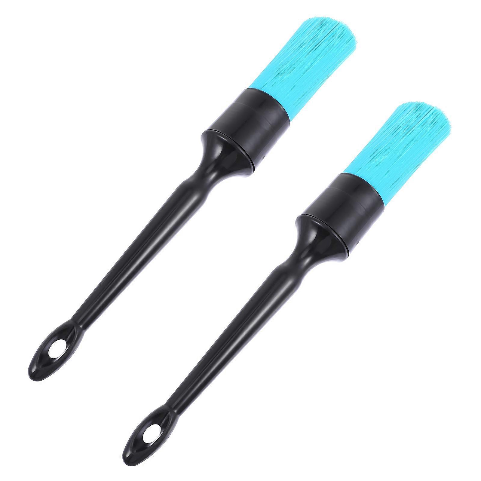 Car Brush Auto Detailing Brushes for Scratch Free Cleaning Tool 2Pcs