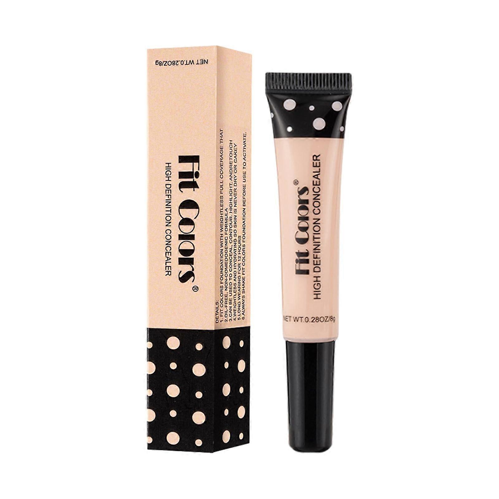 Waterproof Concealer for Dark Circles with Hydrating Full Coverage and Brightening Undereye Effect
