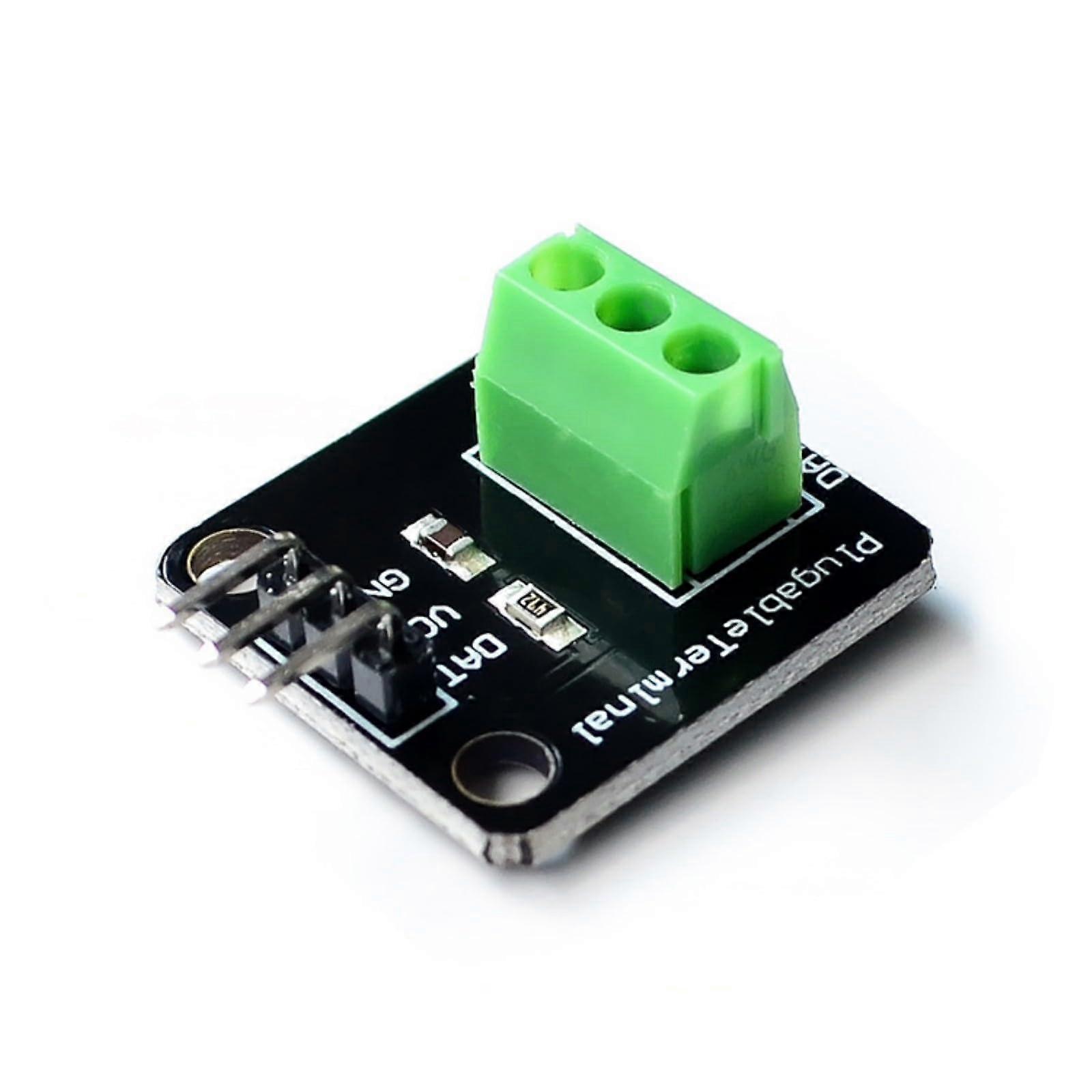 Waterproof Digital Temperature Sensor Module with Integrated PullUp Resistors for GPIO Projects
